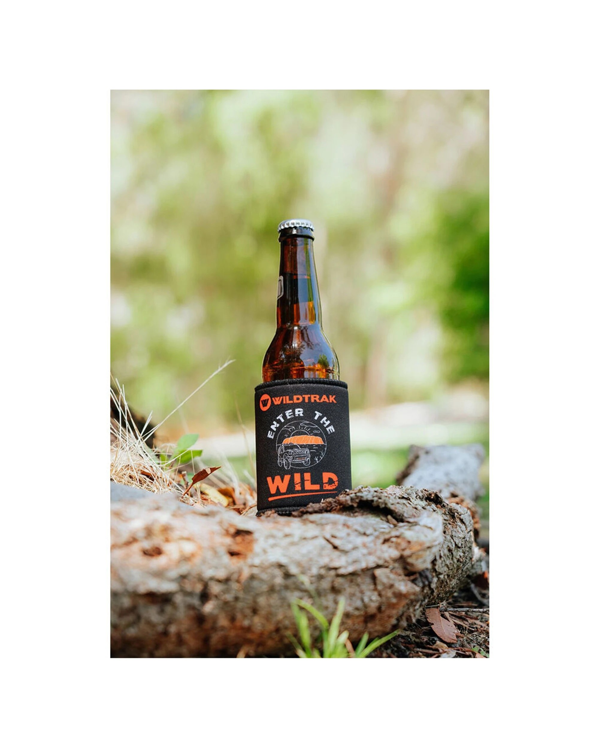 5 Wildtrak Enter The Wild Bottle And Can Stubbie Holder Magnetic Drink Cooler - Black, 5 of 5