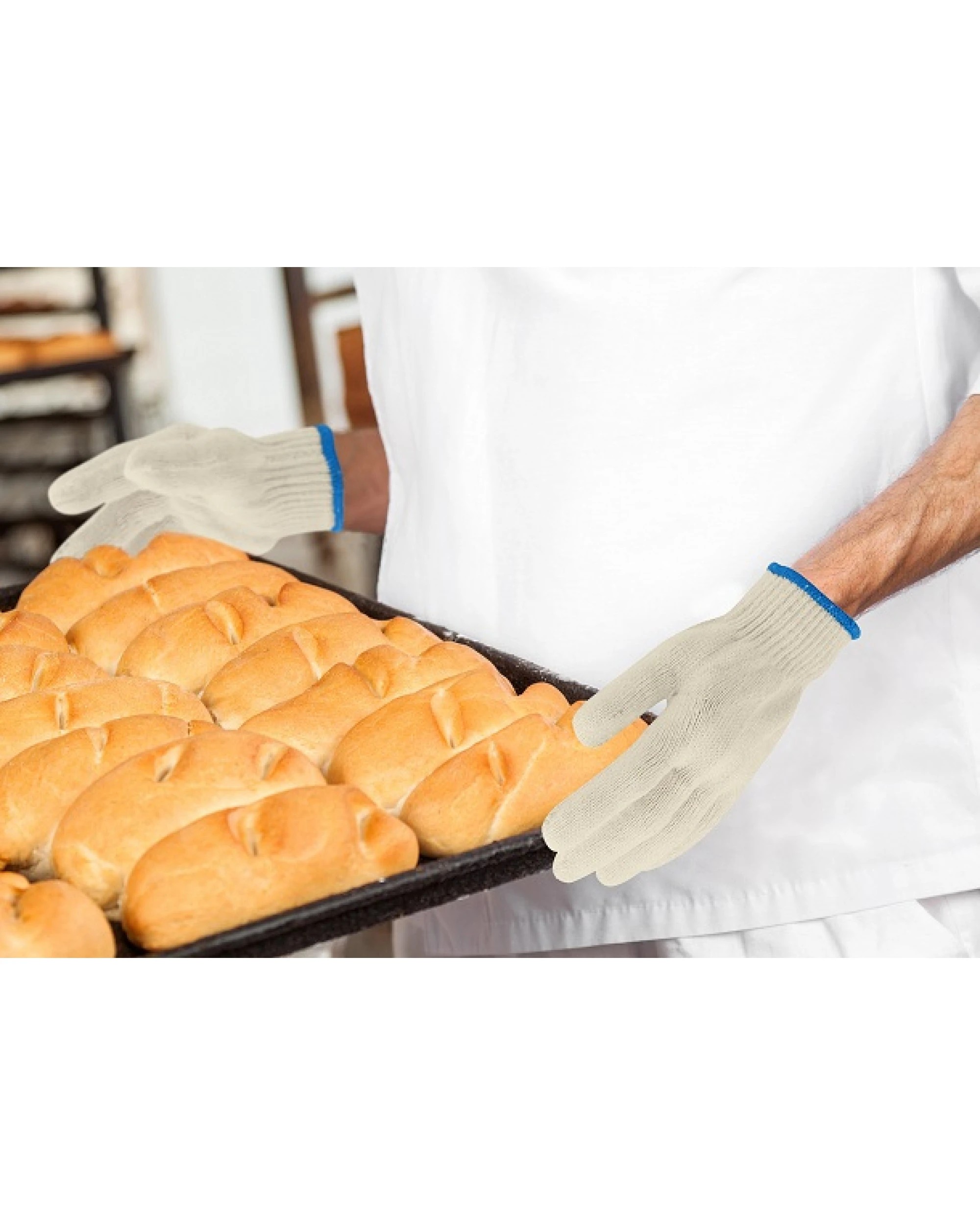 4 Br Home Oven Glove Kitchen Mitt Heat Gloves Heat Insulated Hot Oven Surface Handler, 4 of 7