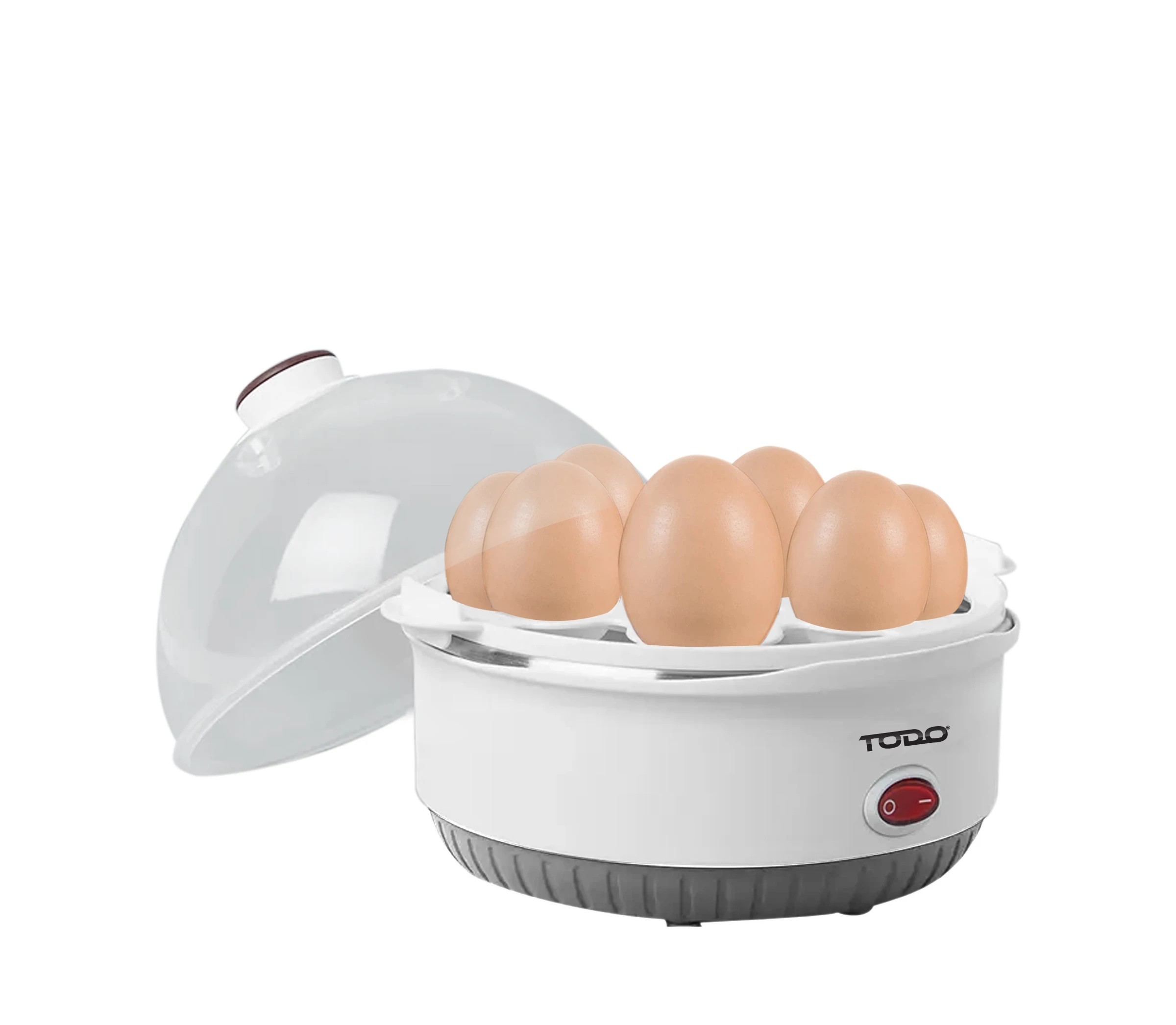 3 TODO 350W Egg Cooker Omelet Omelette 7 Cell Tray Electric Egg Maker - White, 3 of 6