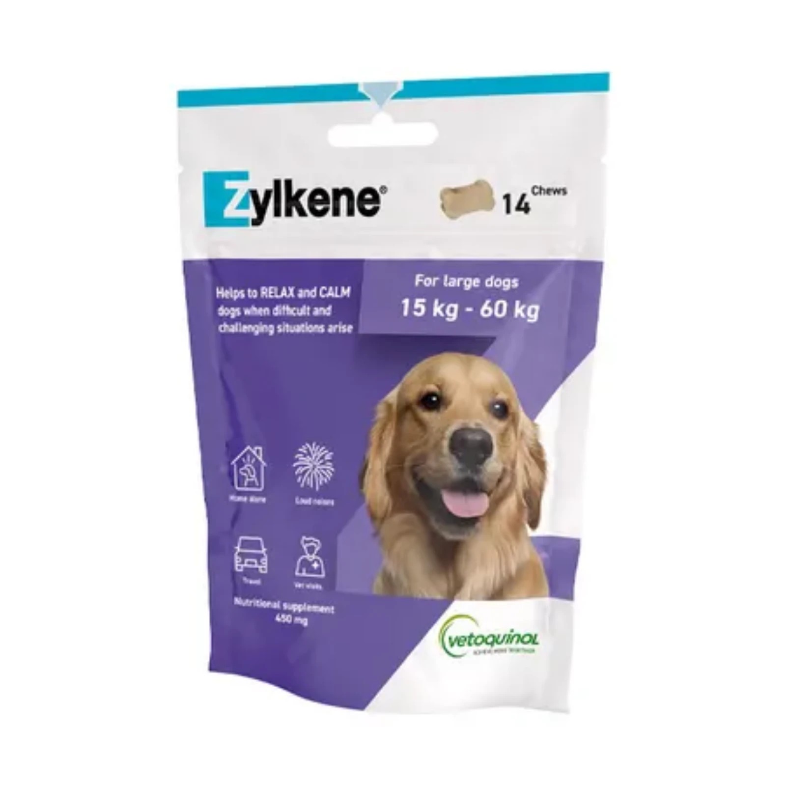 1 Zylkene Chew For Dogs (14's) - Large 450mg, 1 of 2