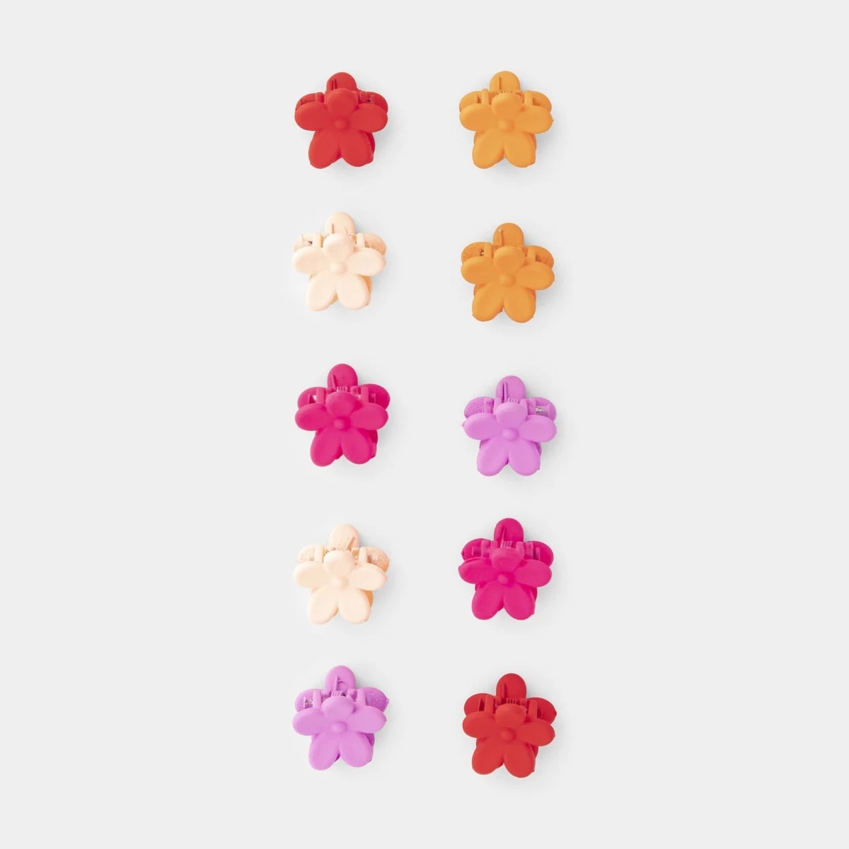 1 10 Pack Daisy Mini Hair Clips, 1 of 3