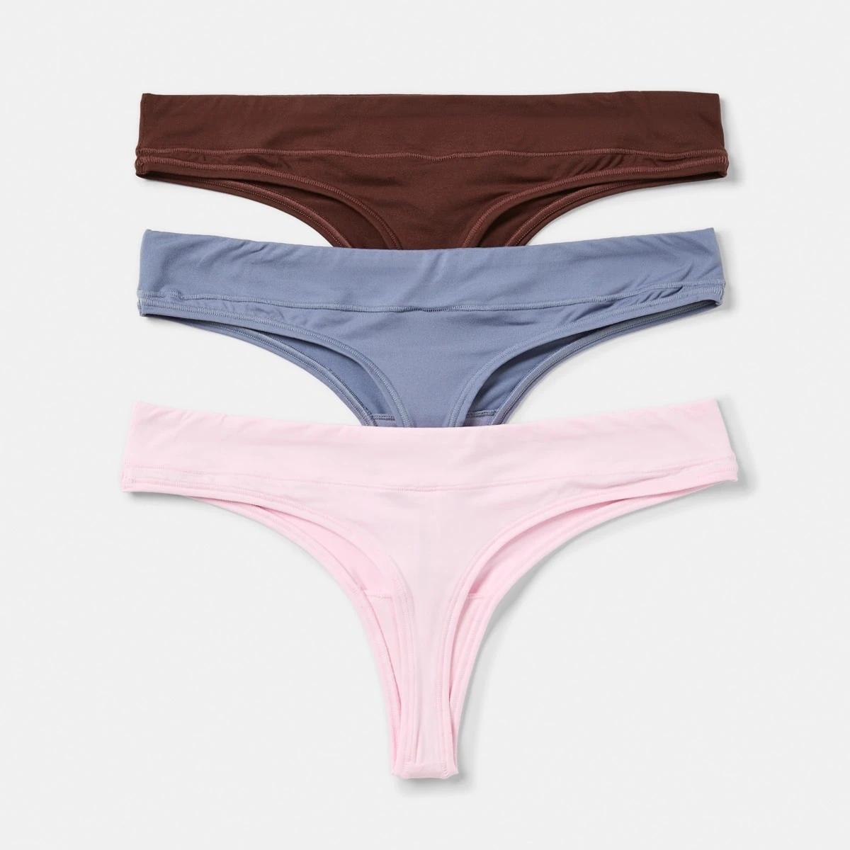 2 3 Pack Marla G-string Briefs BALLERINA, STEEL GREY, CHOCOLATE FUDGE, 2 of 8