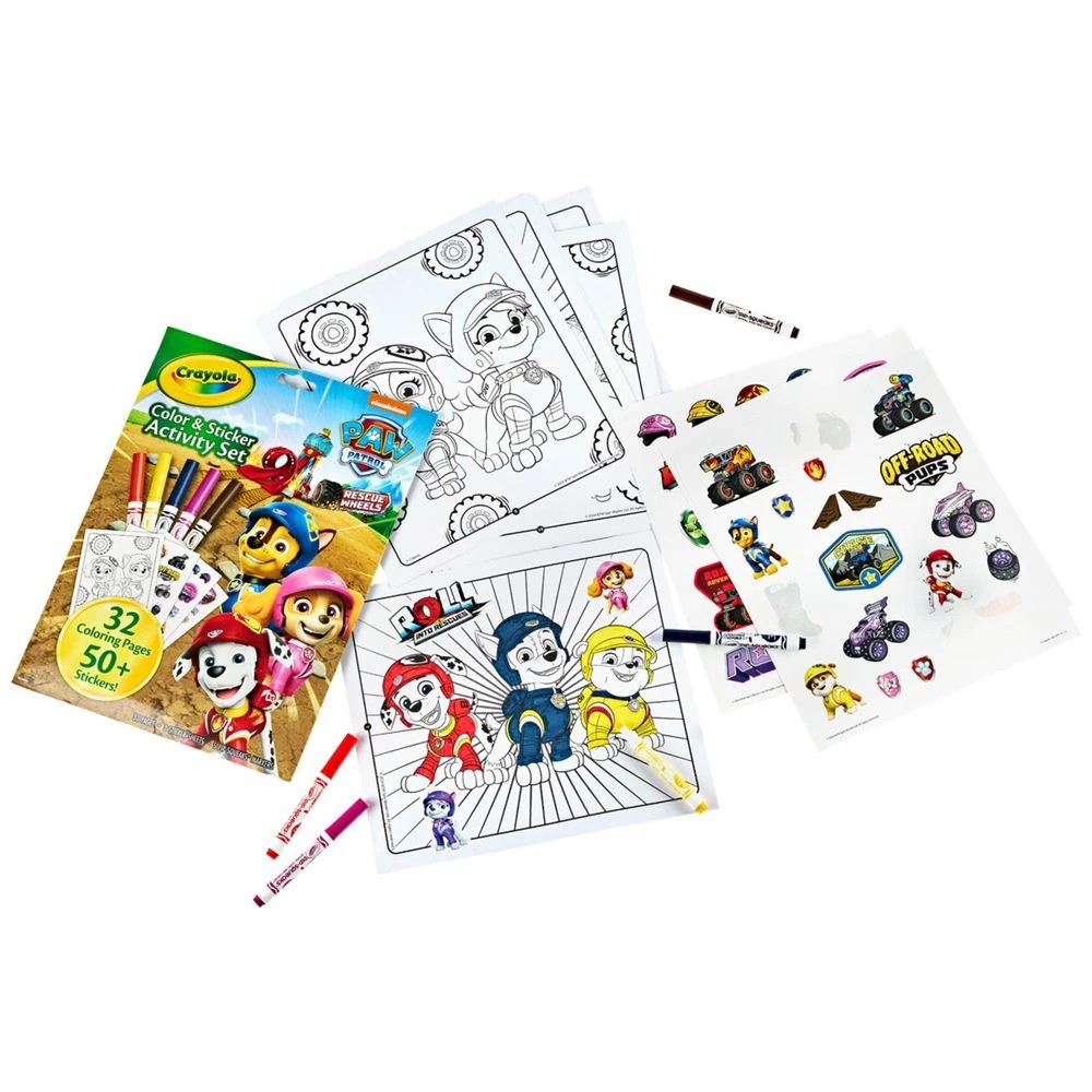 2 Paw Patrol Colour & Sticker Activity Set 32 Pages, 2 of 5