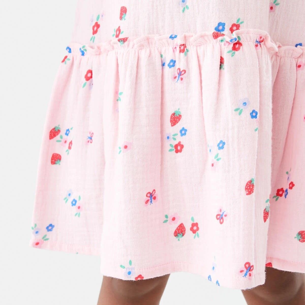 5 Long Sleeve Woven Dress Ditsy, 5 of 9