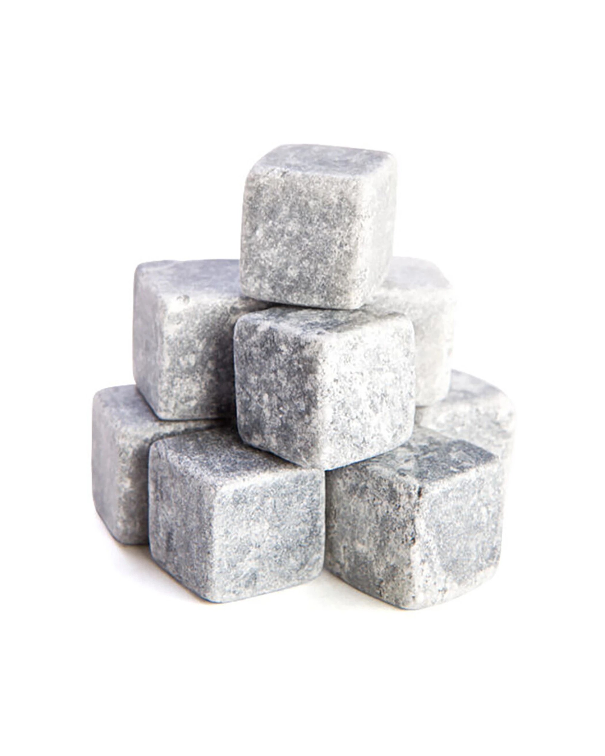 1 MDI 9pc On The Rocks Whisky Stones Bar Set Chilled Reusable Ice Cubes - Grey, 1 of 5