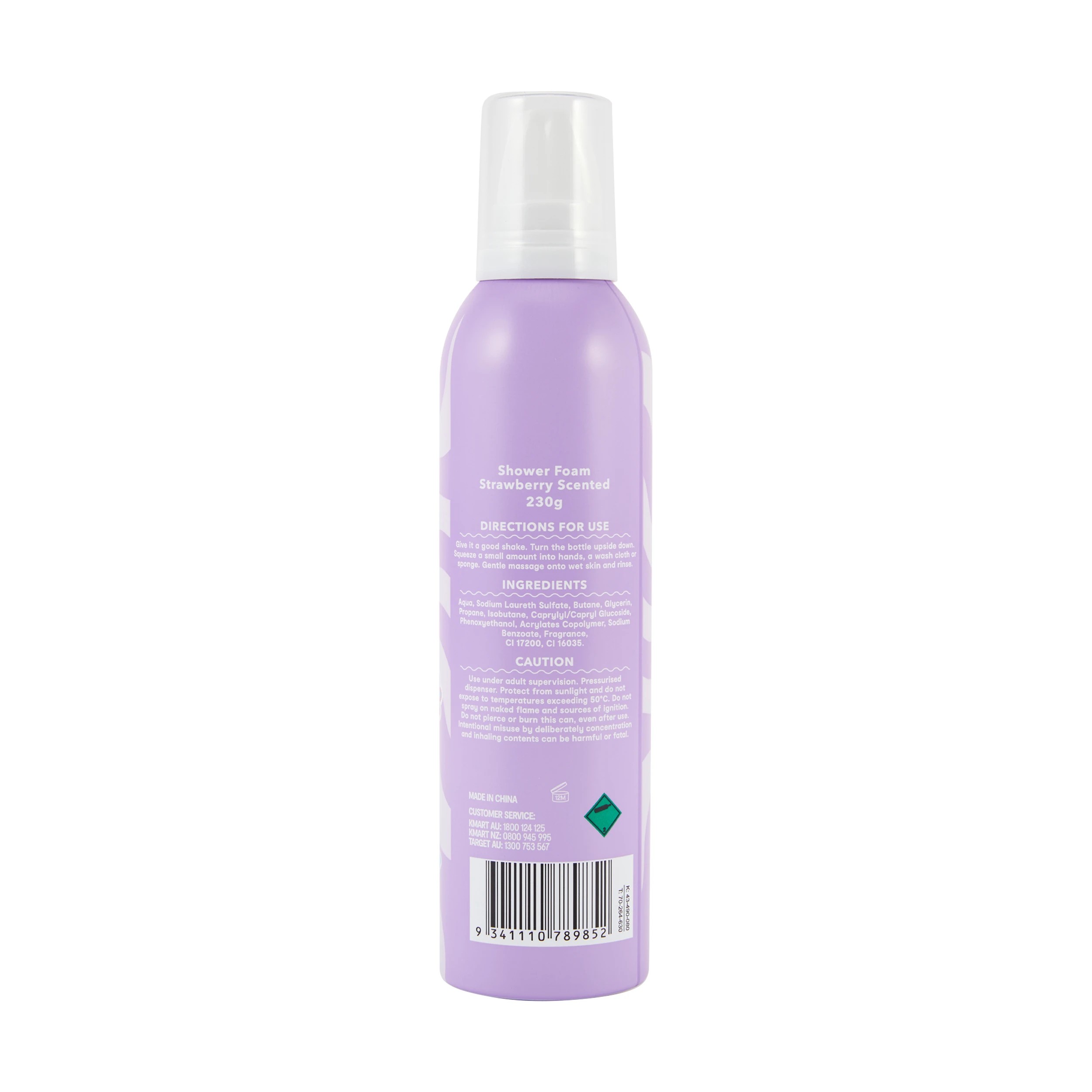 4 OXX Bodycare Shower Foam 230g - Strawberry Scented, 4 of 4