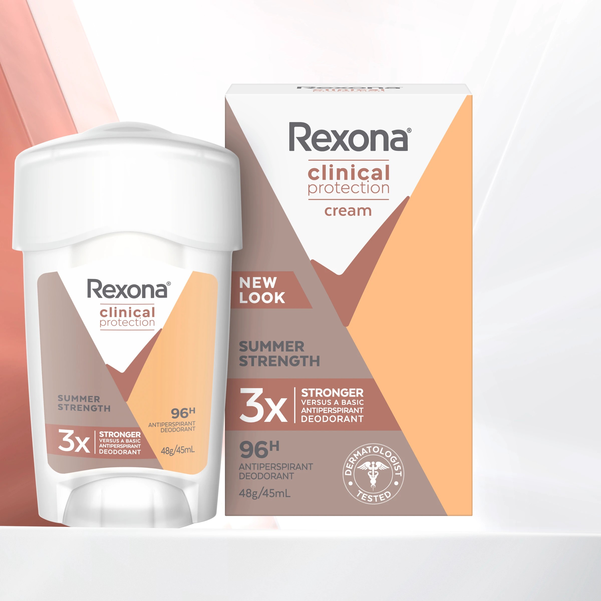 3 Rexona Summer Strength Clinical Protection Antiperspirant 45ml, 3 of 9