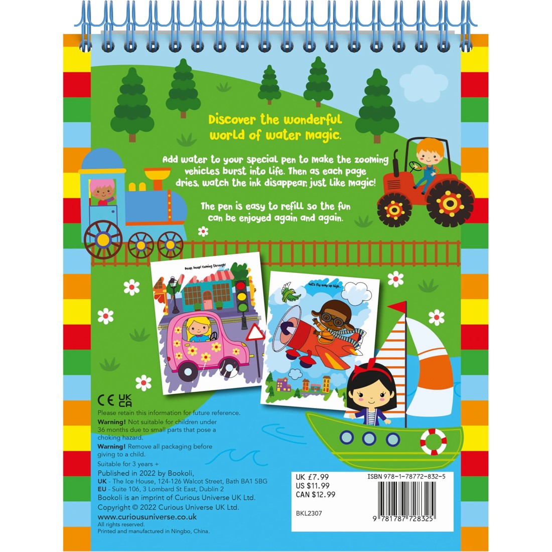 4 Mess Free Magic Painting: Vehicles - Book, 4 of 4