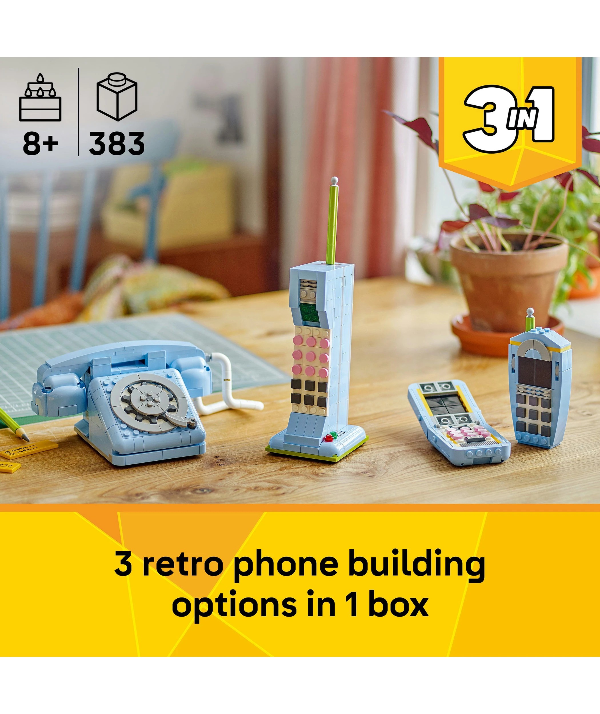 3 LEGO Creator Retro Telephone 31174, 3 of 10