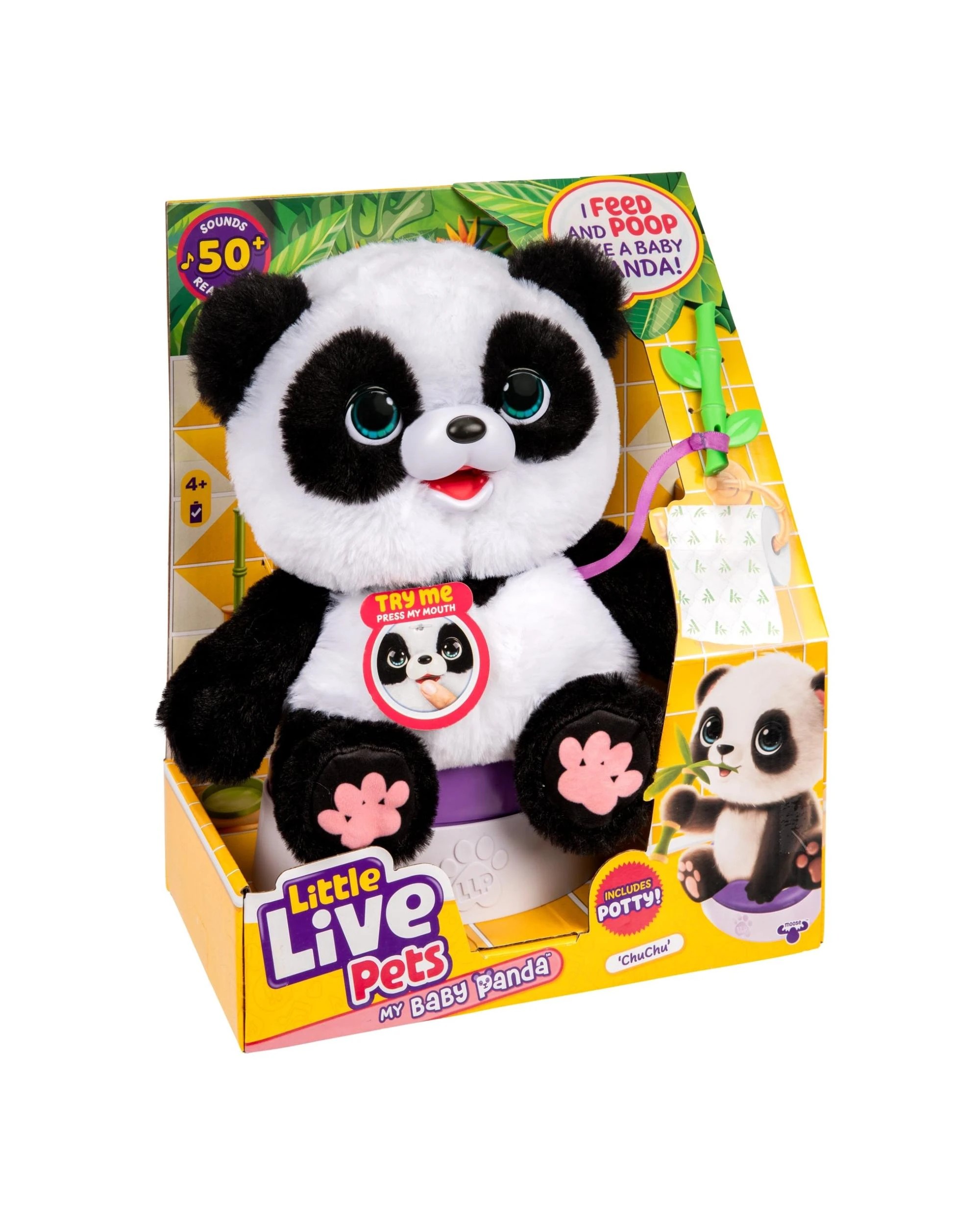 3 Little Live Pets My Baby Panda ChuChu, 3 of 10
