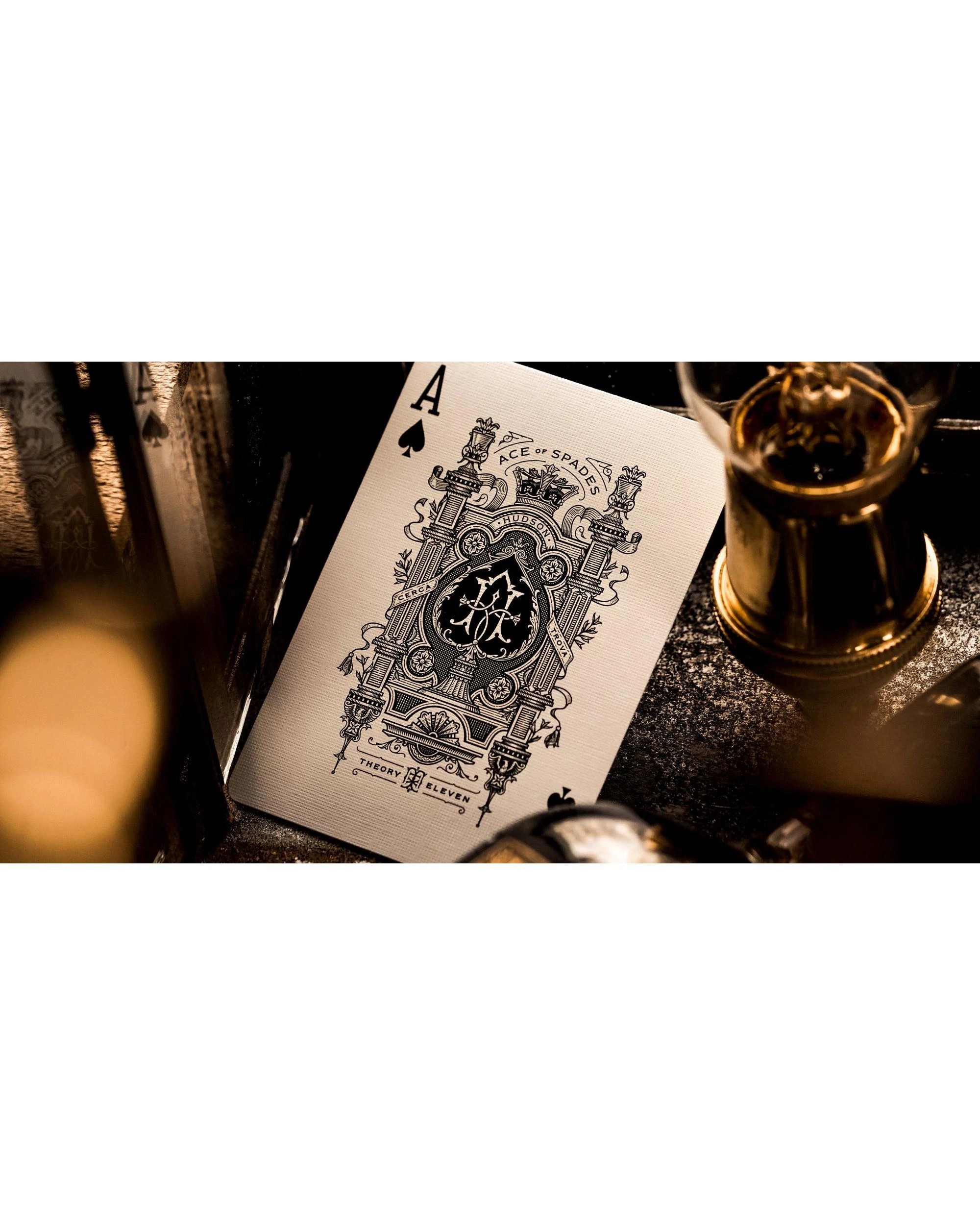 6 theory11 Hudson Black Playing Cards, 6 of 6