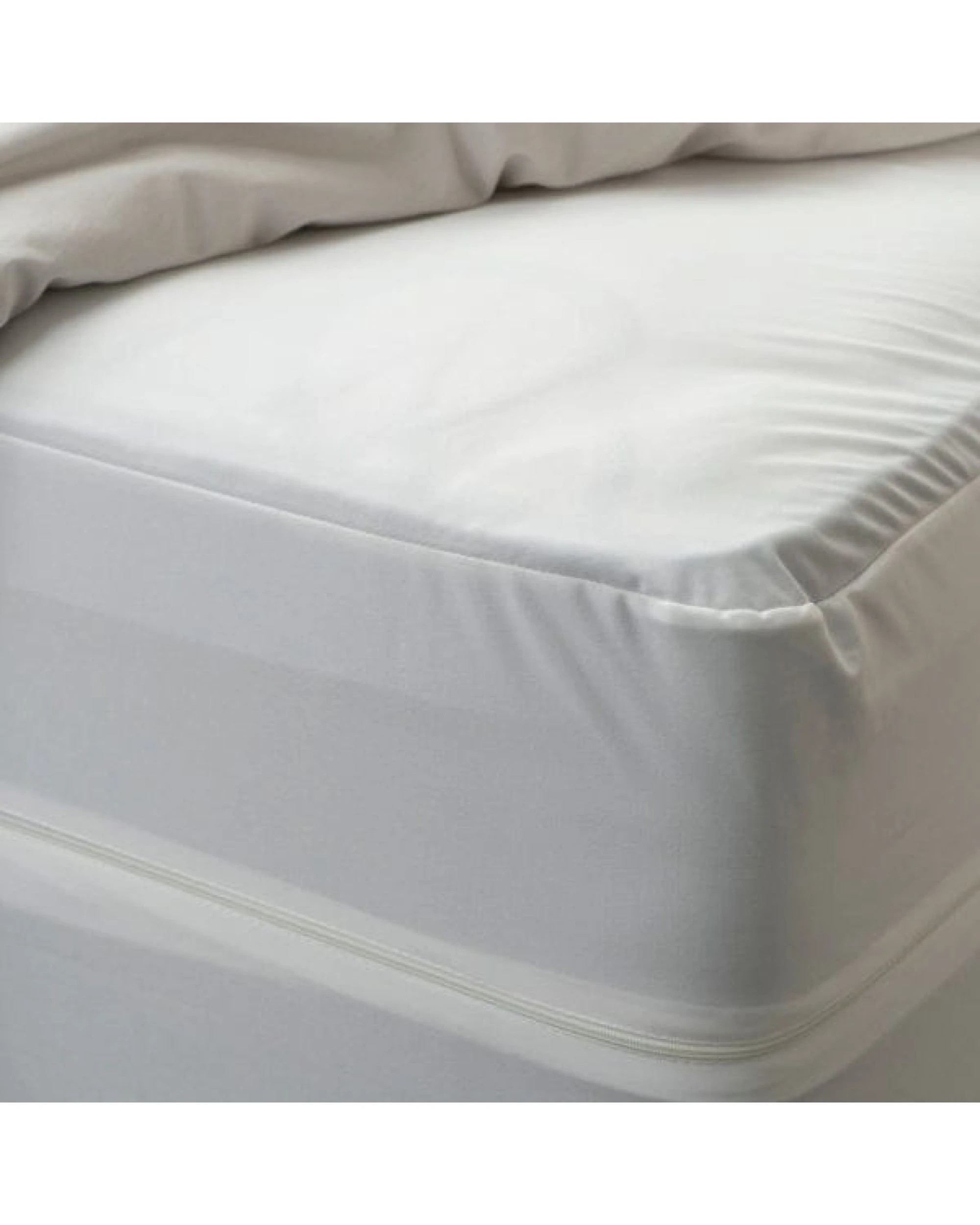 4 Protect A Bed Allerzip Fully Encased Waterproof Mattress - Double Bed - White, 4 of 6
