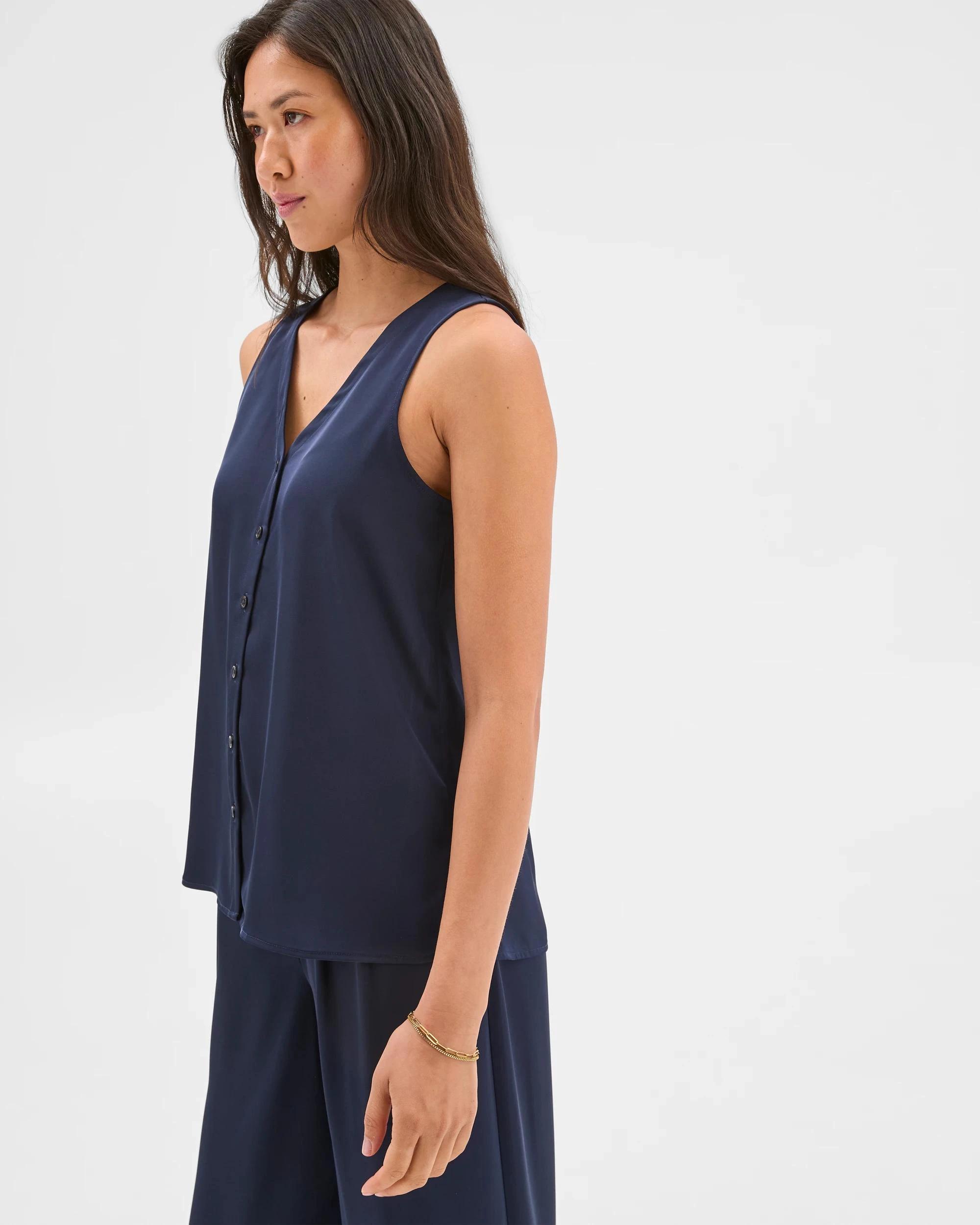 5 Sleeveless Vest Detail Top - Preview OXFORD, 5 of 6