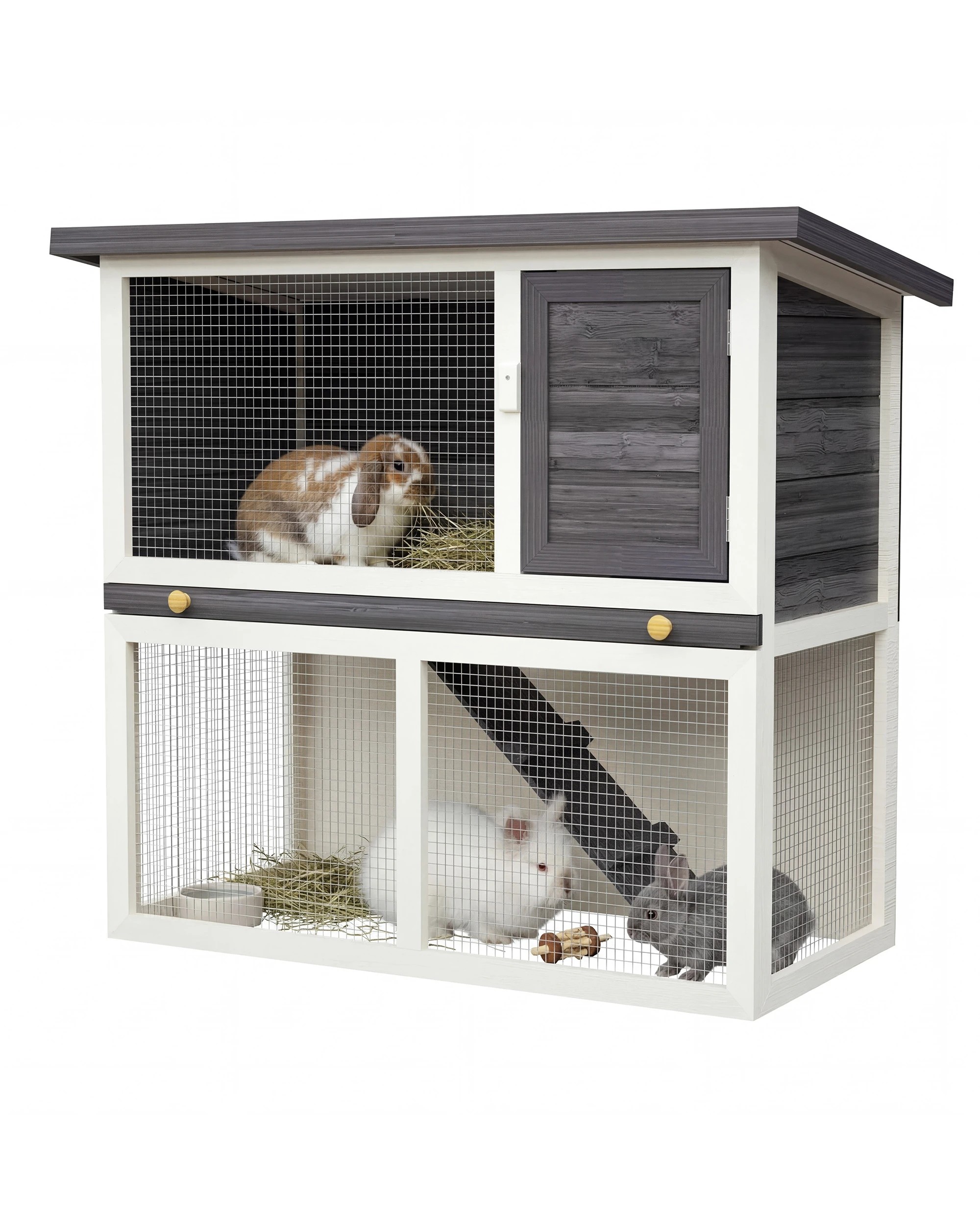 1 Advwin Rabbit Hutch Chicken Coop Pet House, 1 of 9