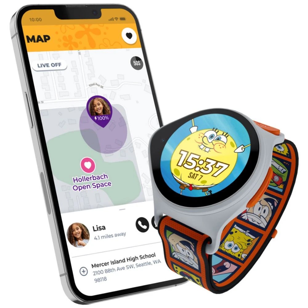 4 NickWatch 4G Smart Kids Watch White NICKW001-2, 4 of 6