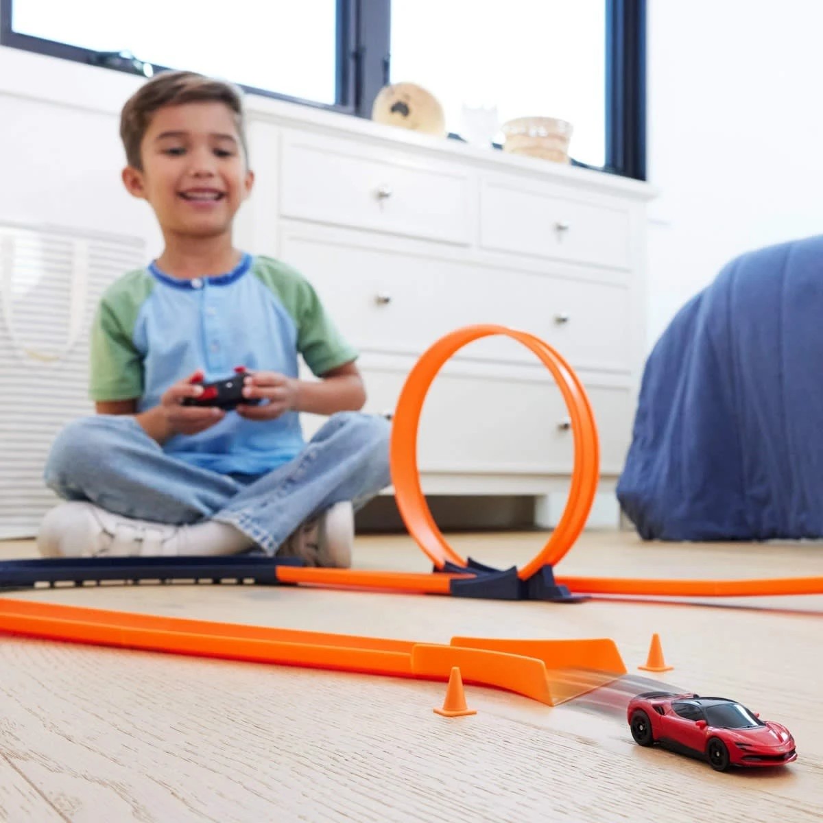 7 Hot Wheels RC Scale Ferrari SF90 Stradale Assetto Fiorano Action Vehicle, 7 of 7