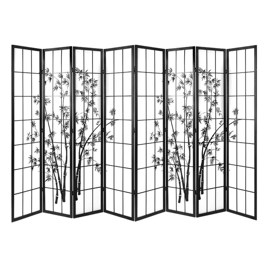 1 Artiss 8 Panel Room Divider Screen 348x179cm
 - black, 1 of 8