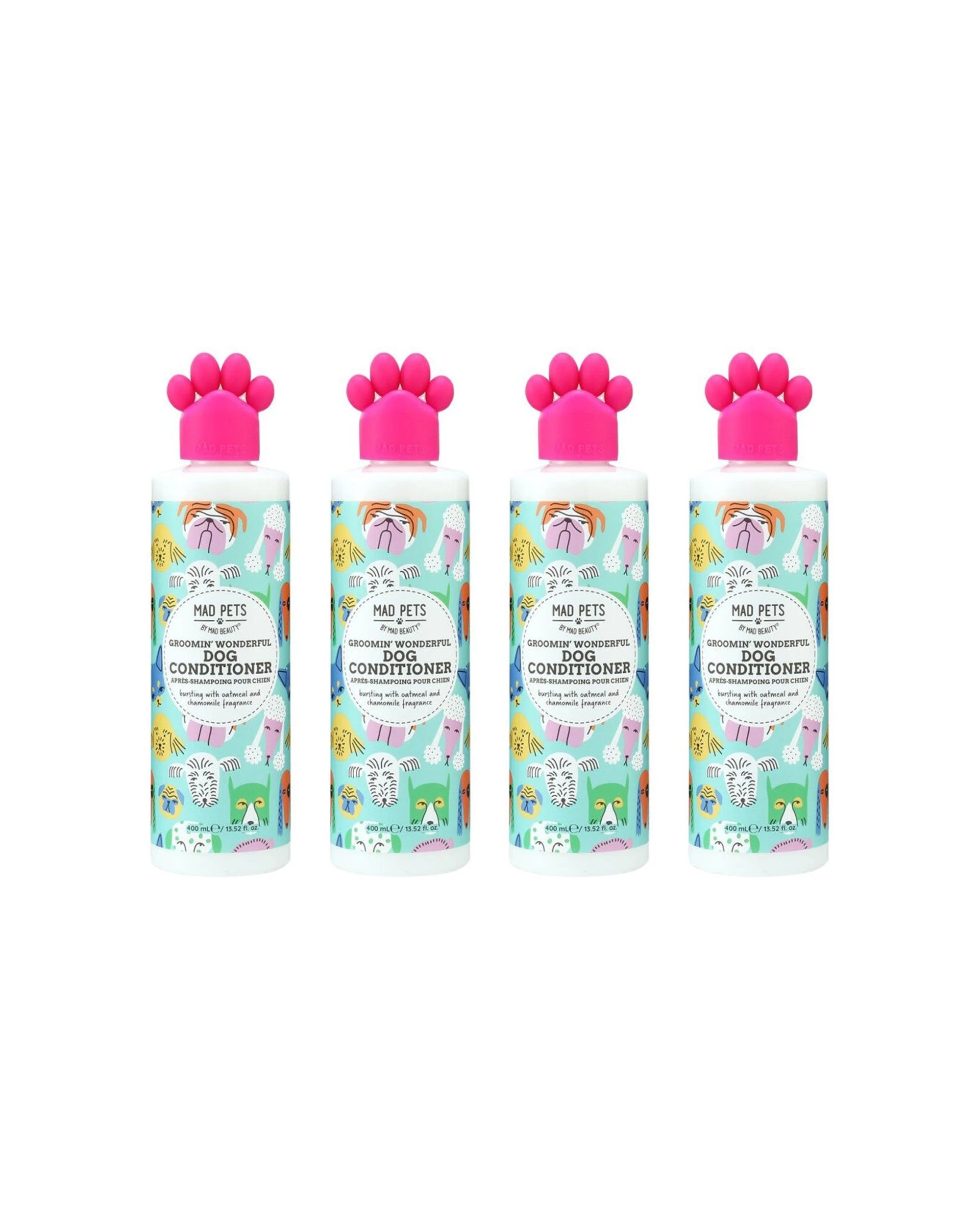 1 Mad Pets Vitamin and Shea Butter Dog Conditioner Oatmeal & Chamomile 4PK 400ml - Multi, 1 of 1