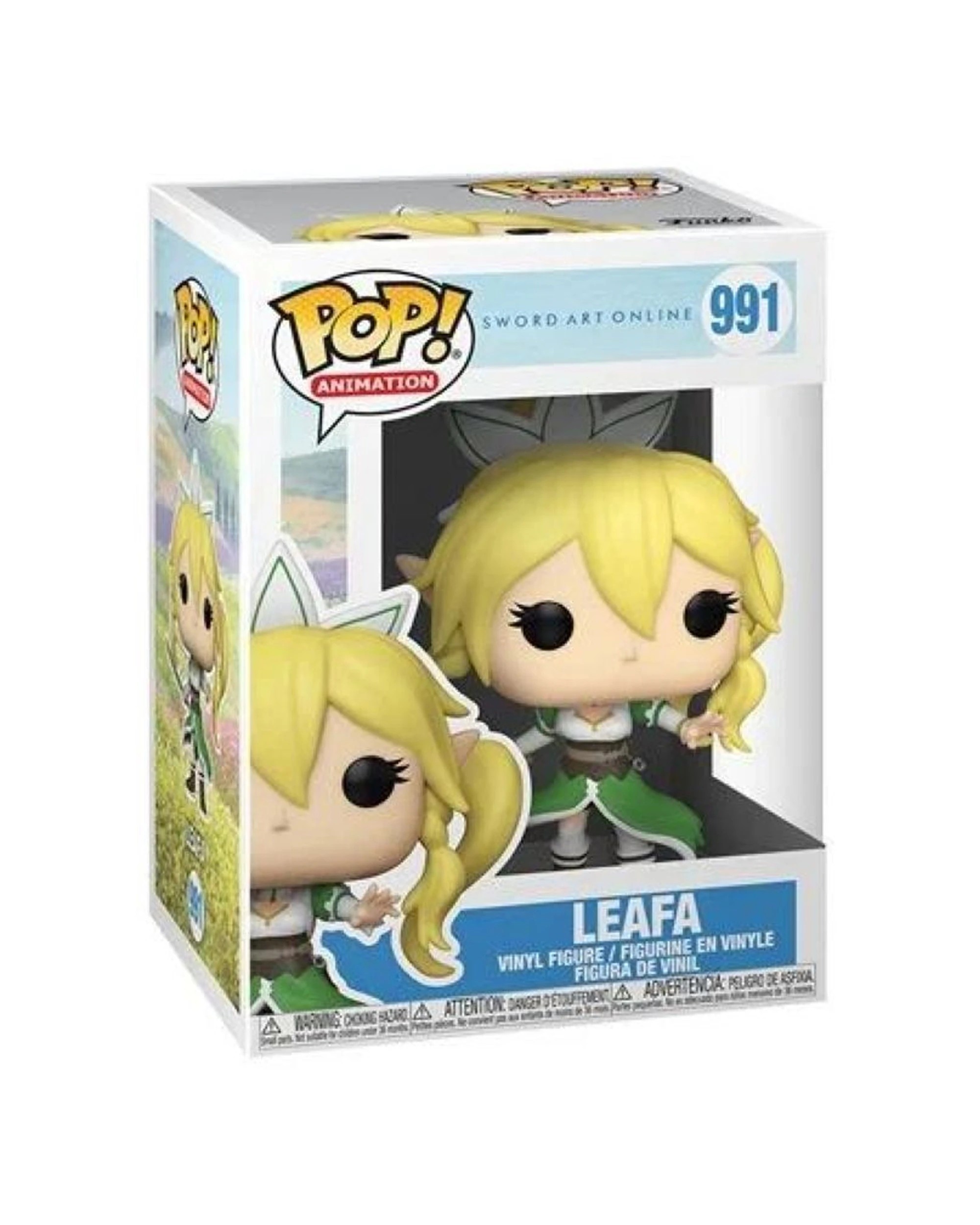 2 Pop Vinyl Figurine Sword Art Online - Leafa Action Figure Collectible 10cm - Green, 2 of 3