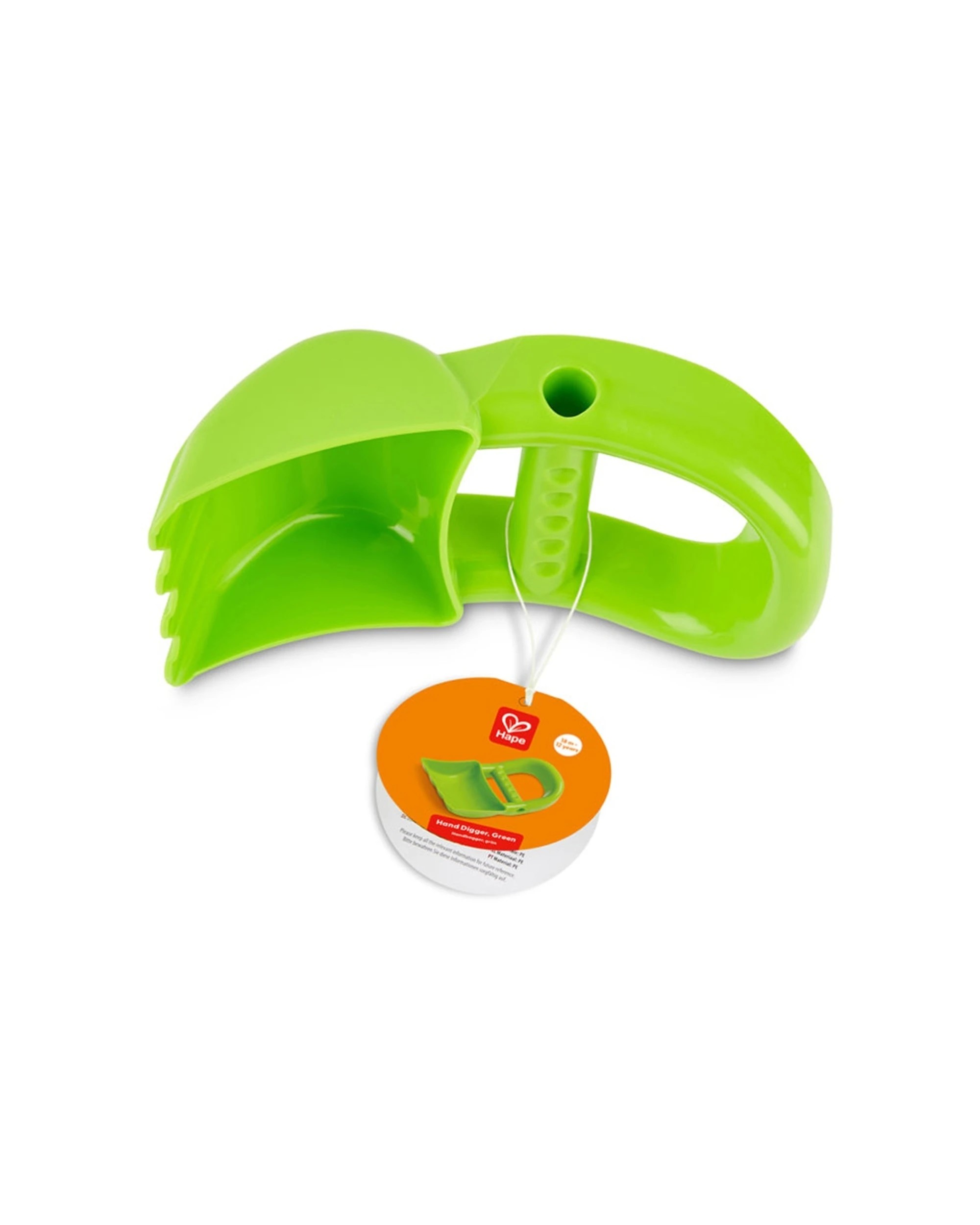 2 Hape Hand Digger Toy Outdoor Gardening Tool Toddlers Kids Plus Durable Plastic Garden Play - Green, 2 of 3