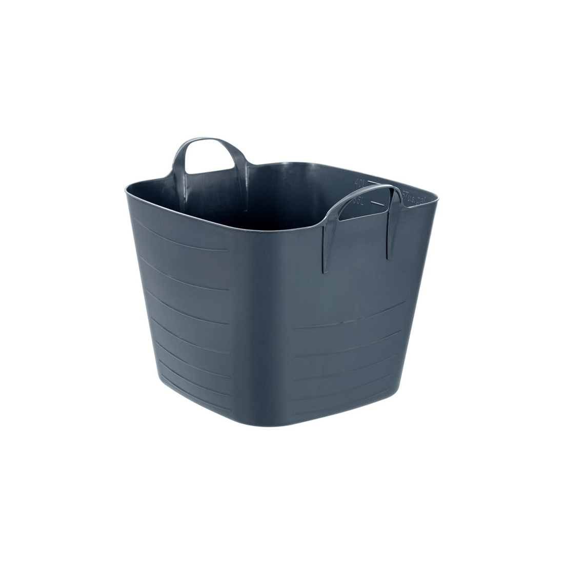 8 Boxsweden Square Flexible Tub 40l Storage Home Organiser With Handle.
 - White, 8 of 9