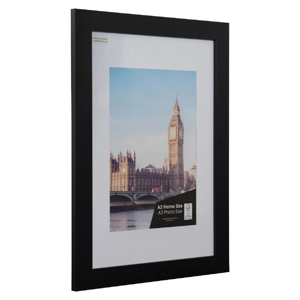 3 Cosmopolitan A2 with A3 Opening Poster Frame Black, 3 of 4