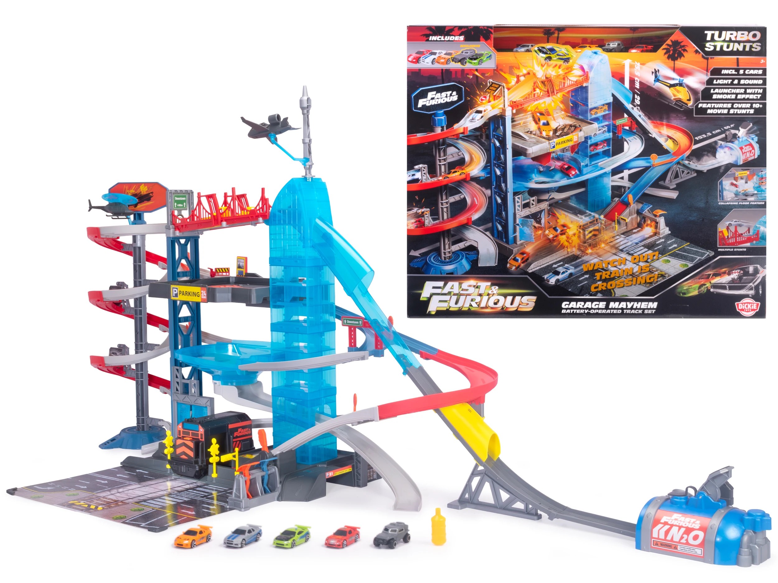 1 Fast & Furious Garage Mayhem Track Set - Multi, 1 of 1