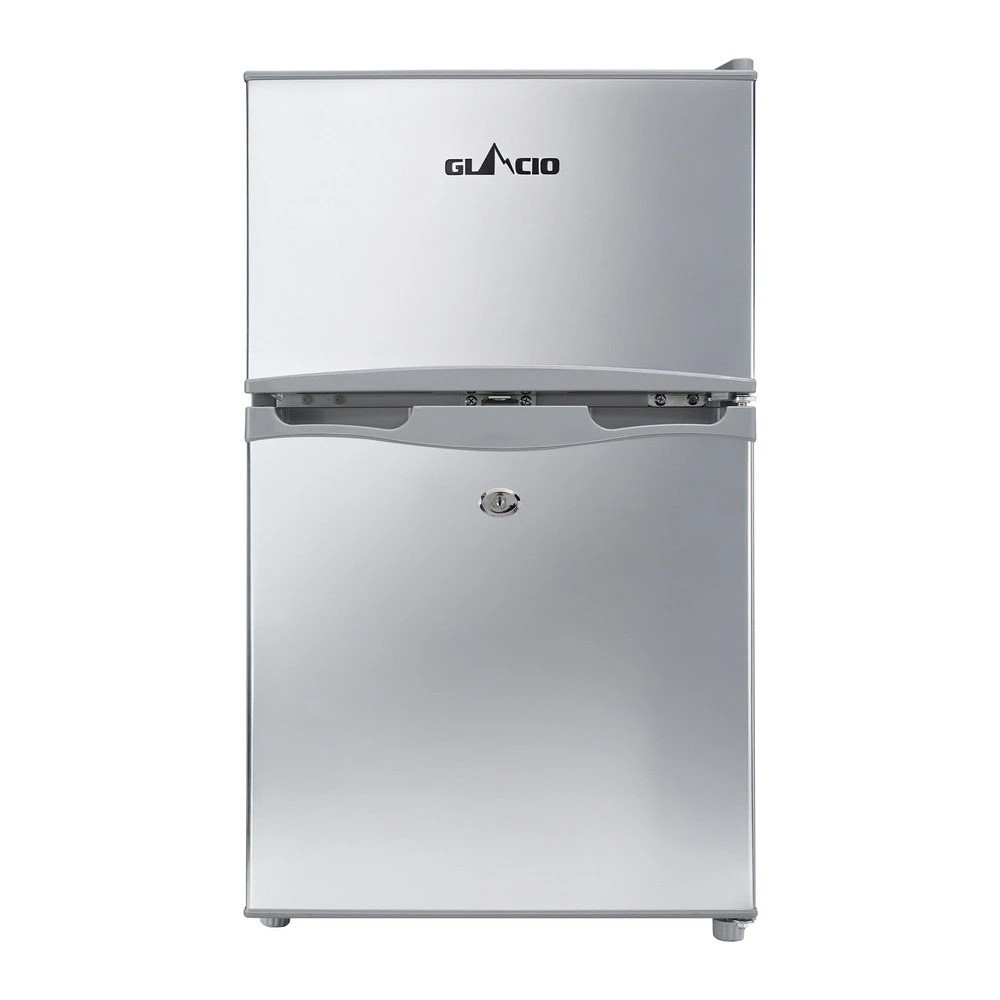 3 Glacio 65L Portable Fridge Freezer Bar Upright 12V/24V/240V Camping Caravan - Silver, 3 of 10