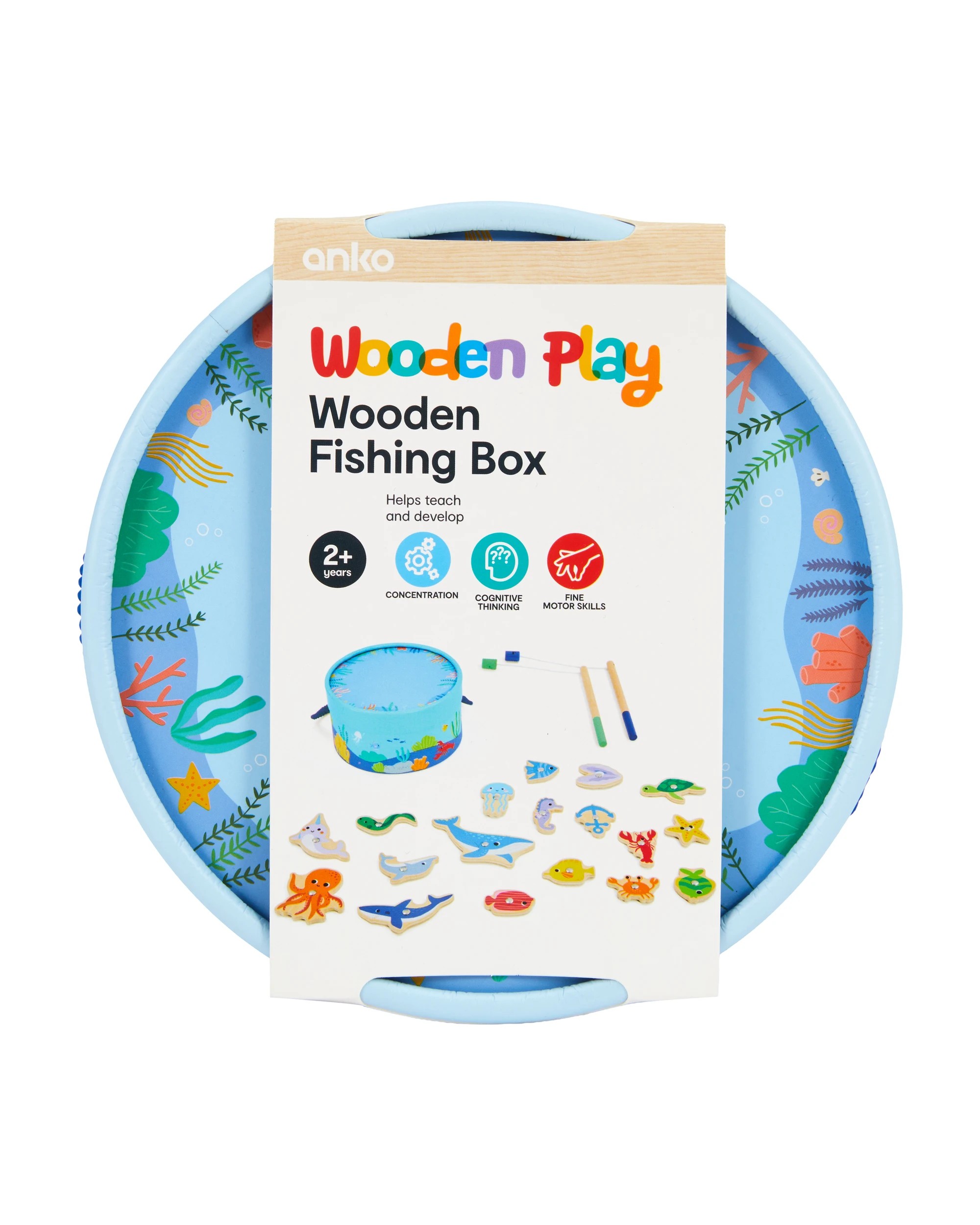 5 Wooden Play Fishing Box, 5 of 6