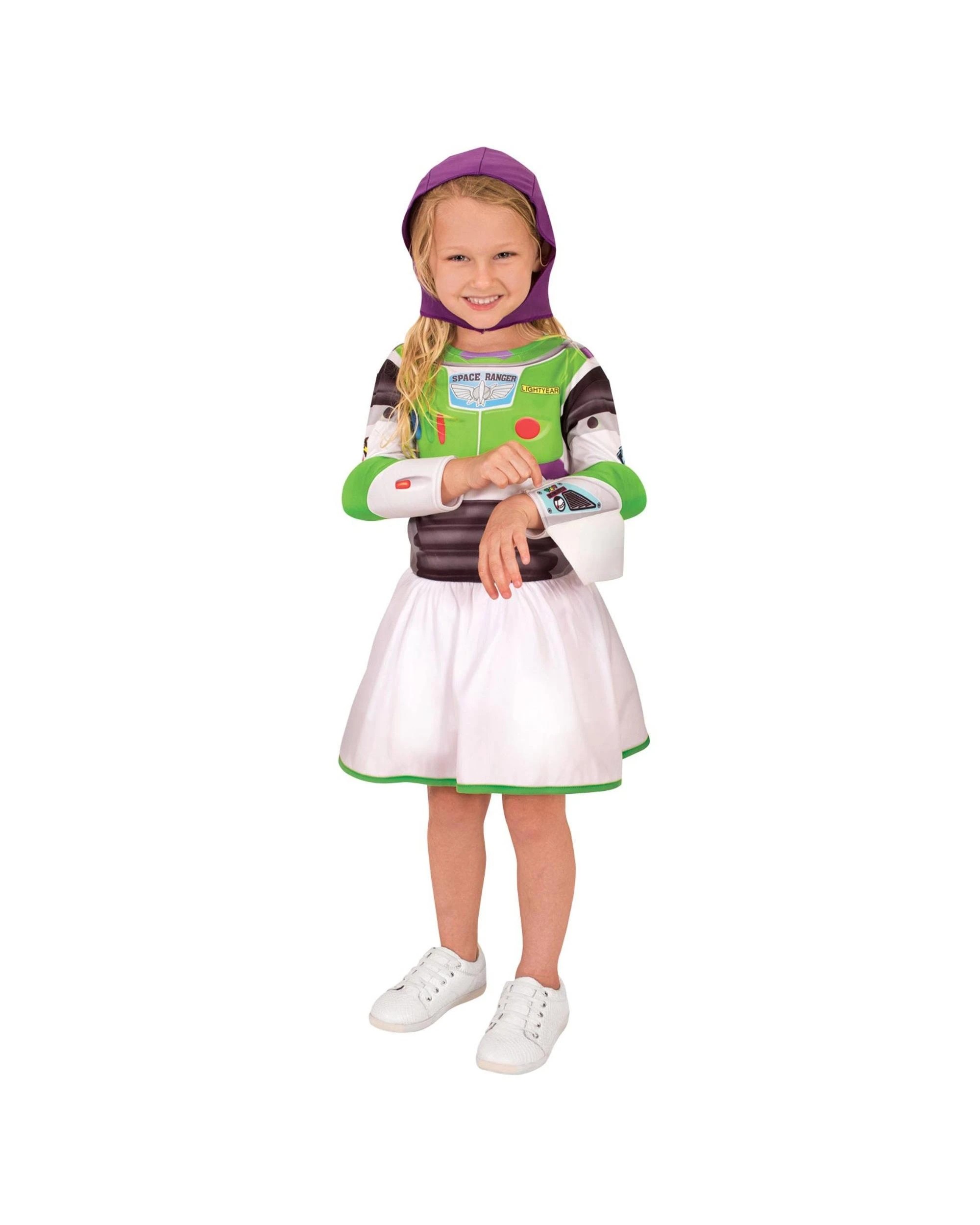 1 Toy Story 4 Buzz Lightyear Girl Toddler Costume, 1 of 4