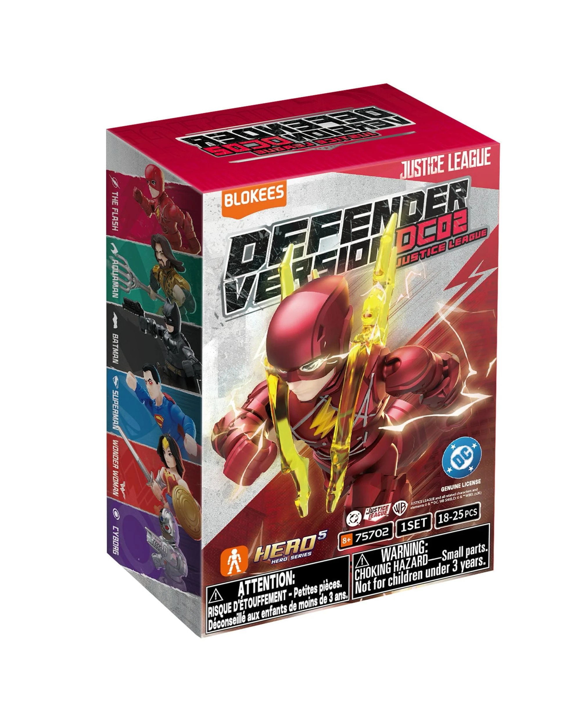 2 Blokees DC Justice League Defender Version 02 Blind Box Full Case Set of 12, 2 of 9