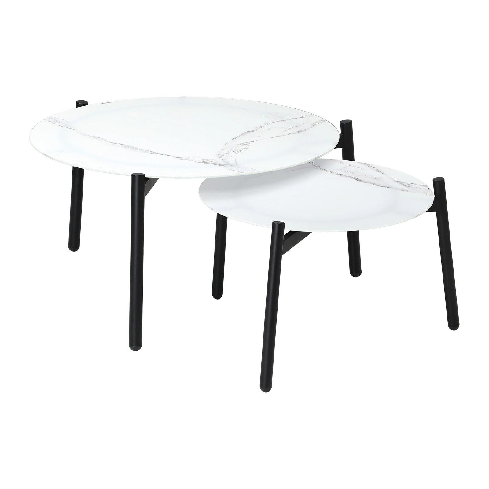 8 Livsip Coffee Side Marble Table 50/70cm Set Desk Patio Outdoor Furniture Garden
 - Multi, 8 of 10