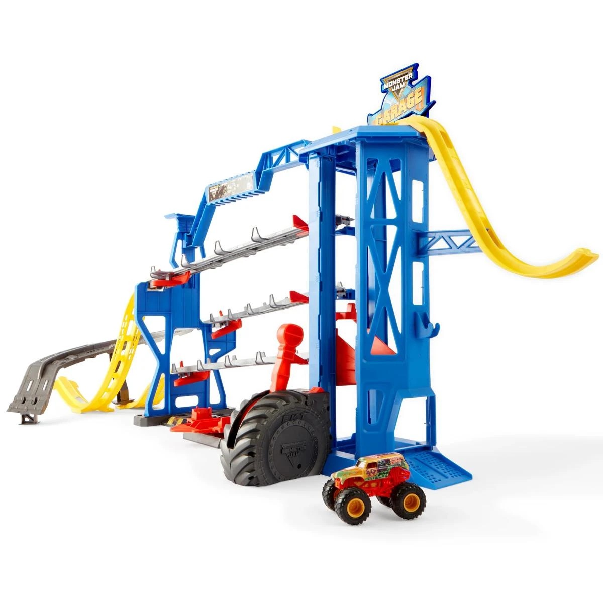 4 Monster Jam Garage Grave Digger Playset, 4 of 9