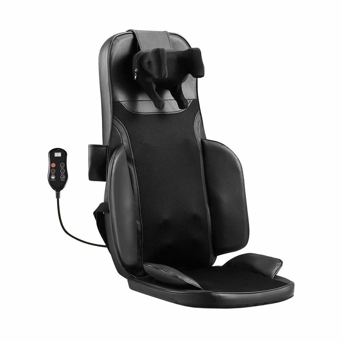 1 HOMASA Full Body Massage Cushion Shiatsu Back Neck Massager Chair Pad Massaging Seat Kneading Rolling Heat Vibration, 1 of 3