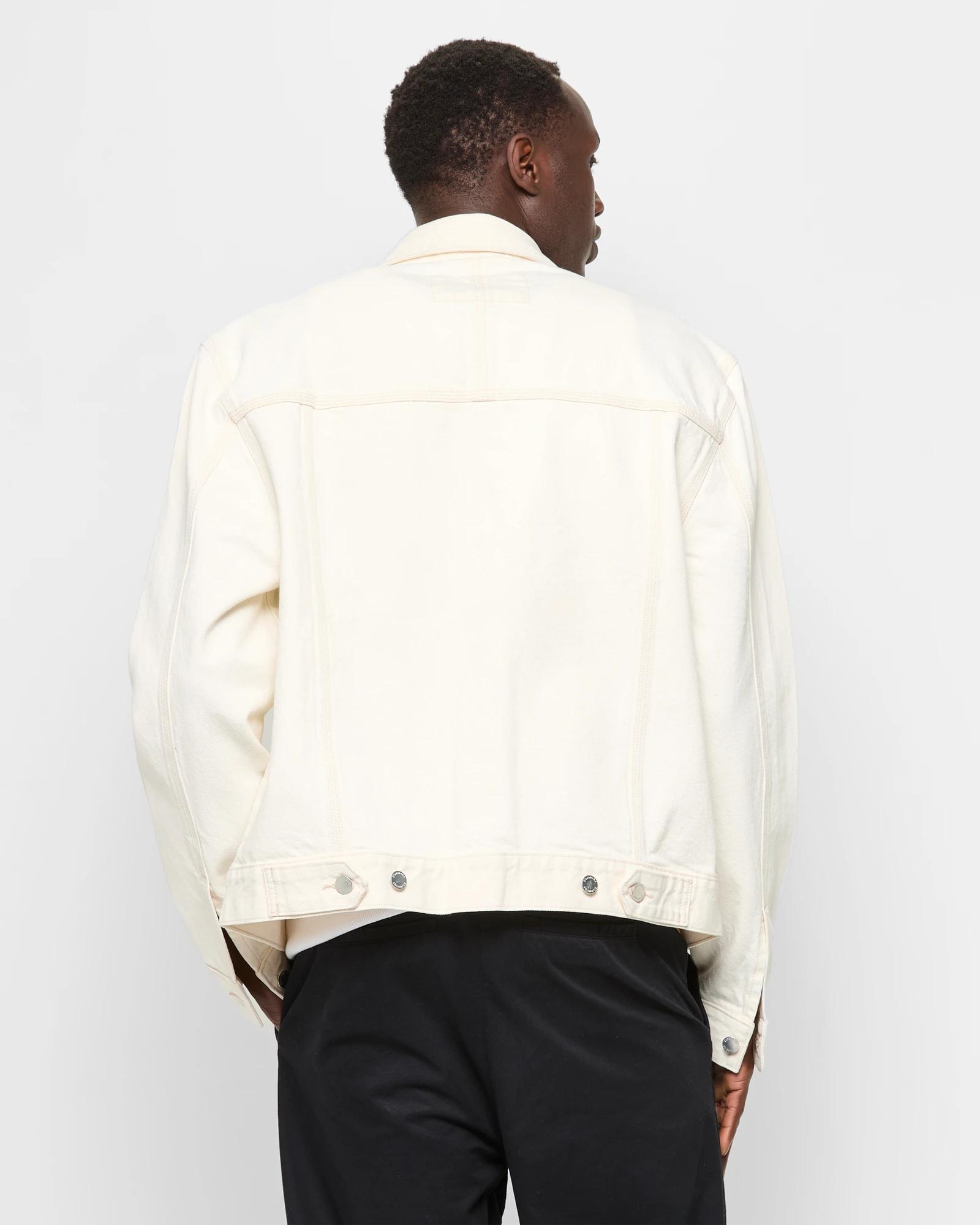 4 Long Sleeve Denim Jacket - Commons ECRU, 4 of 5