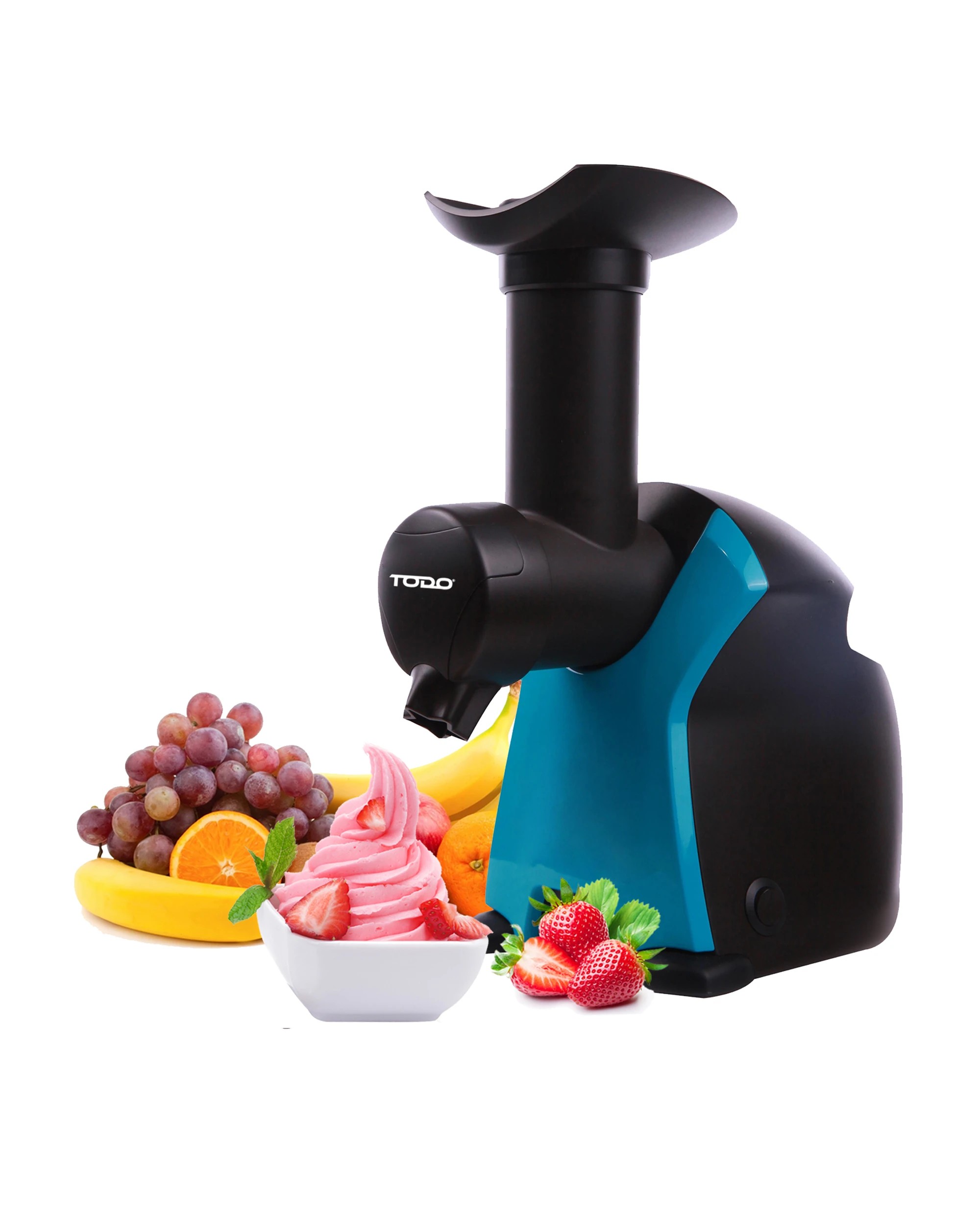 3 TODO Frozen Fruit Dessert Maker Blender Gellato Banana Healthy Ice Cream 250W Blue, 3 of 3
