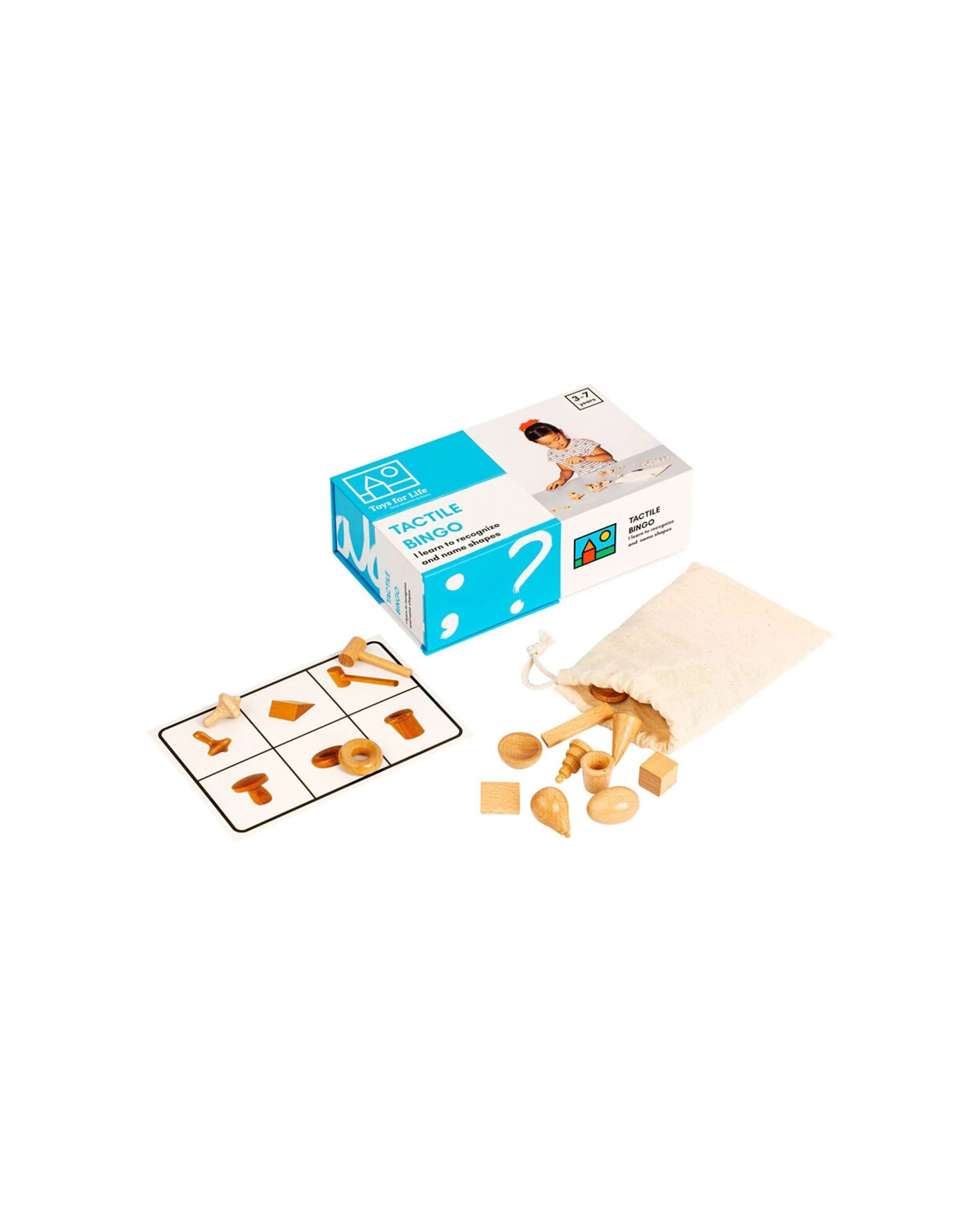 1 TFL 24Pc Tactile Bingo Sensory Matching Game Educational Toy Kids Age 3 Plus - Multi, 1 of 3