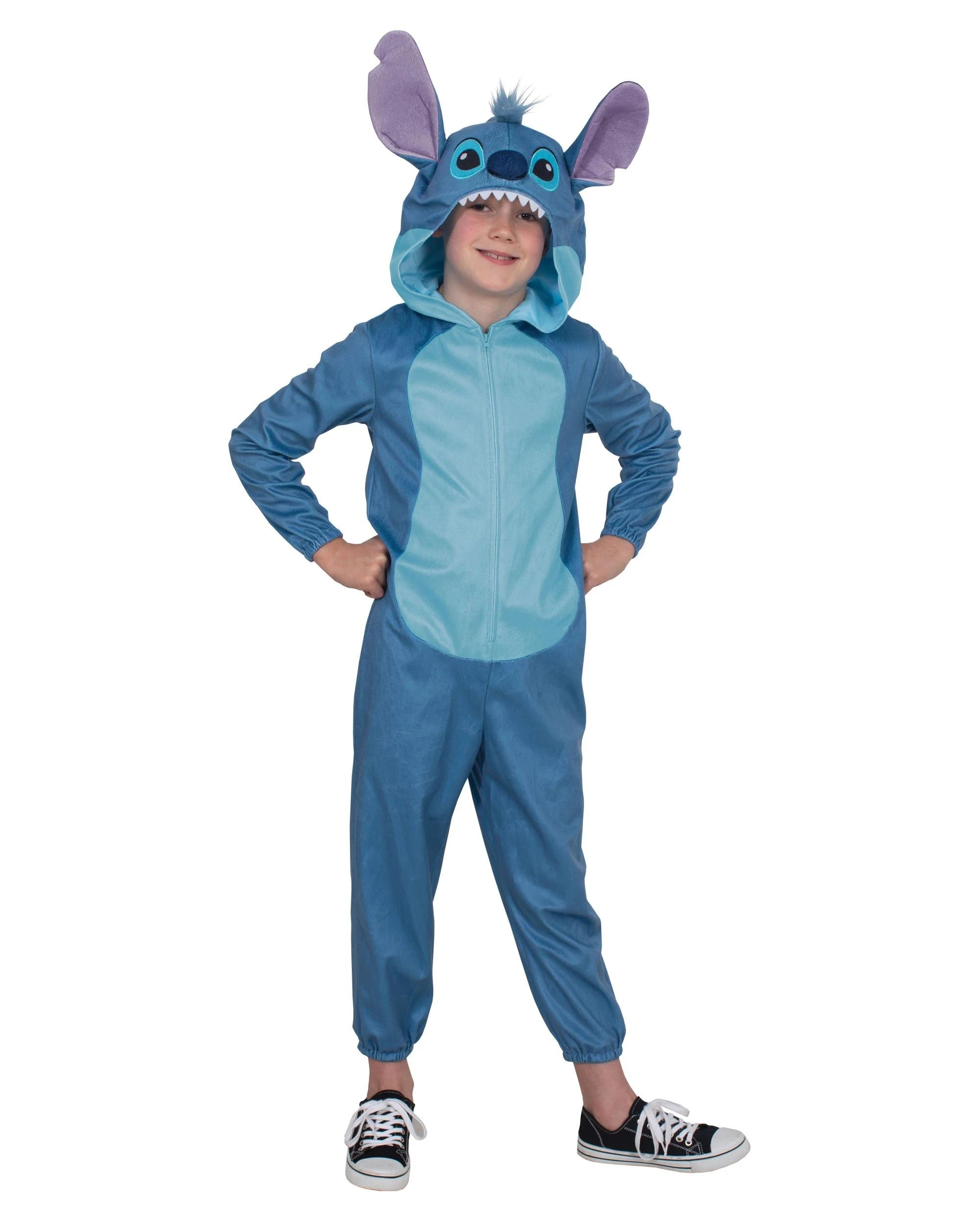 3 Disney Stitch Kids Costume - Ages 6-8 Year - Blue, 3 of 4