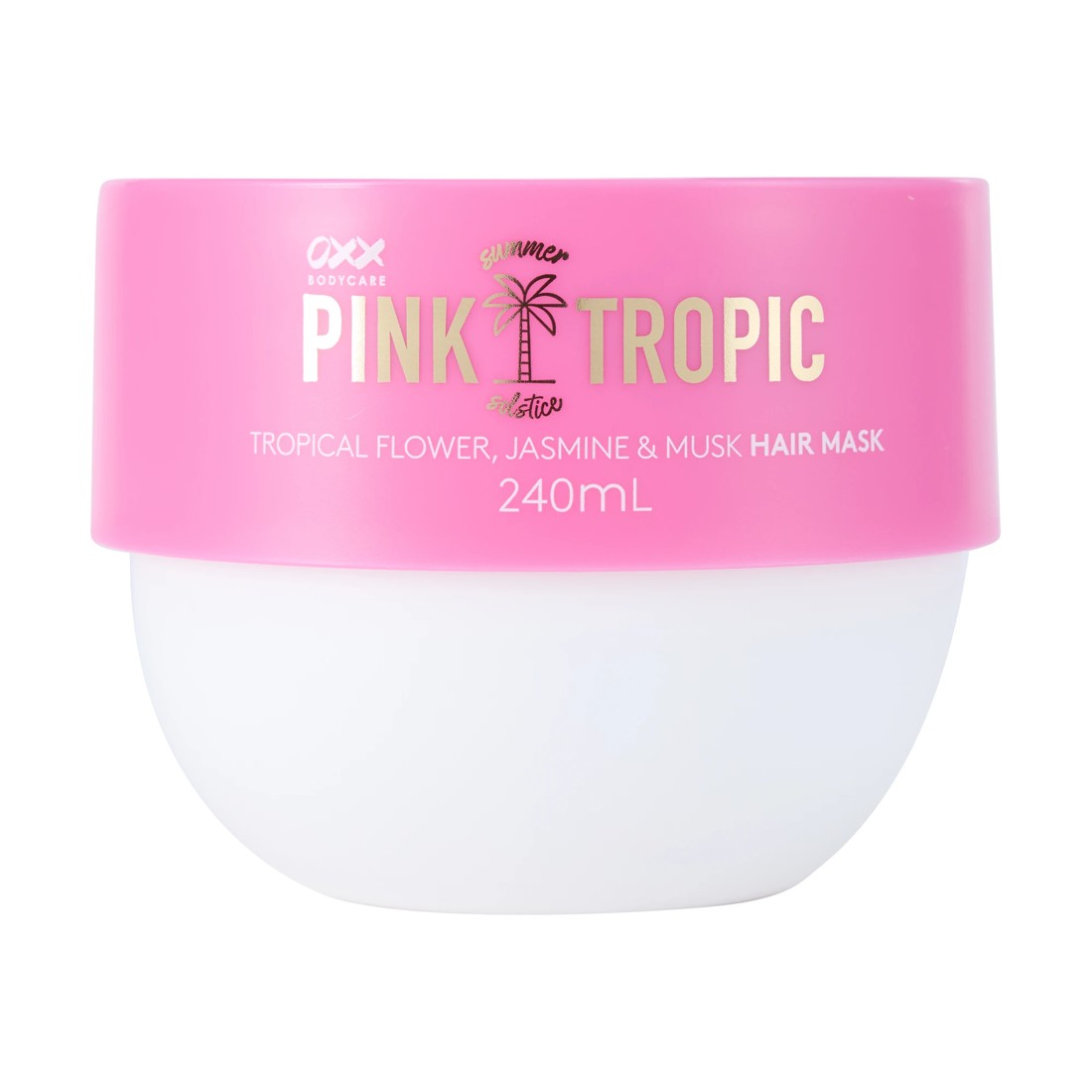 1 OXX Bodycare Pink Tropic Summer Solstice Hair Mask 240ml - Tropical Flower, Jasmine and Musk, 1 of 6