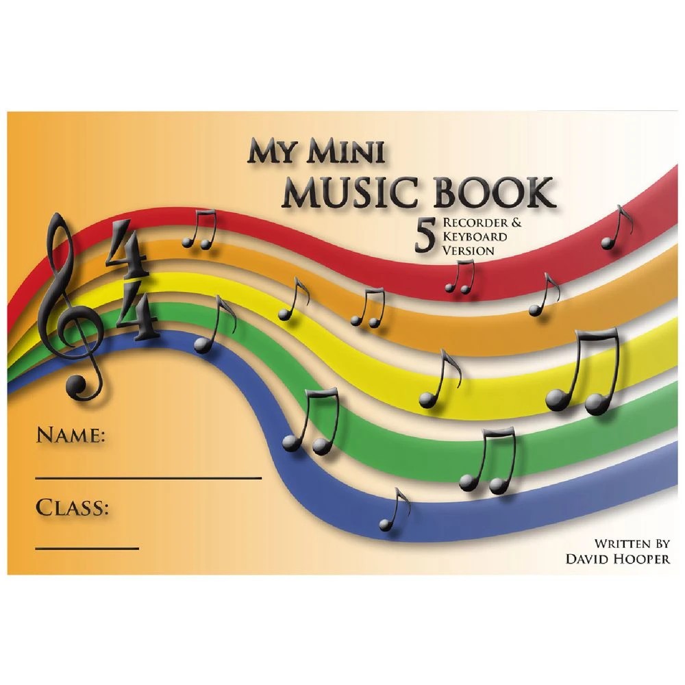 1 My Mini Music Book 5 Recorder & Keyboard Version, 1 of 5
