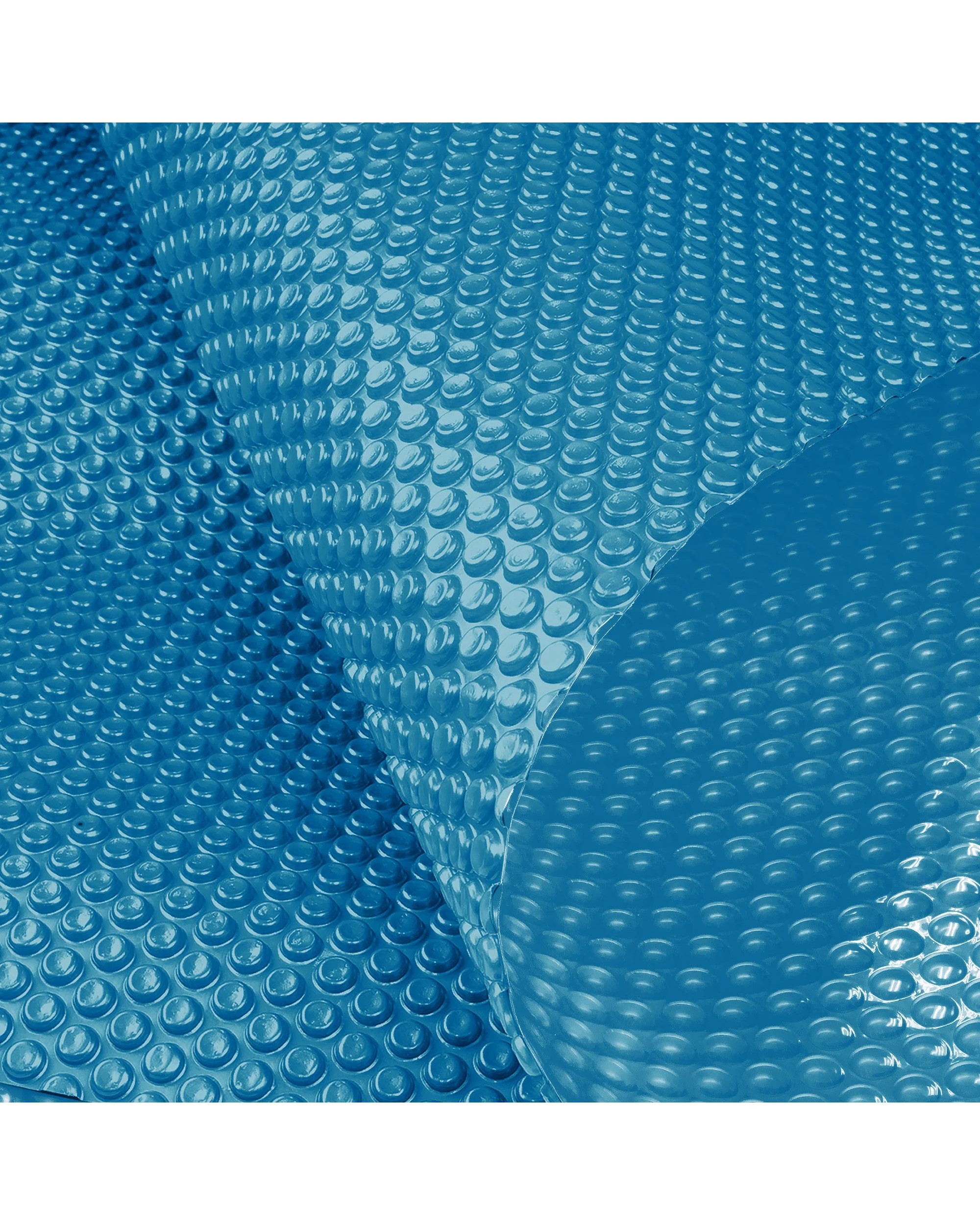 1 400 Micron Solar Swimming Pool Cover 6.5m x3m - Blue, 1 of 8