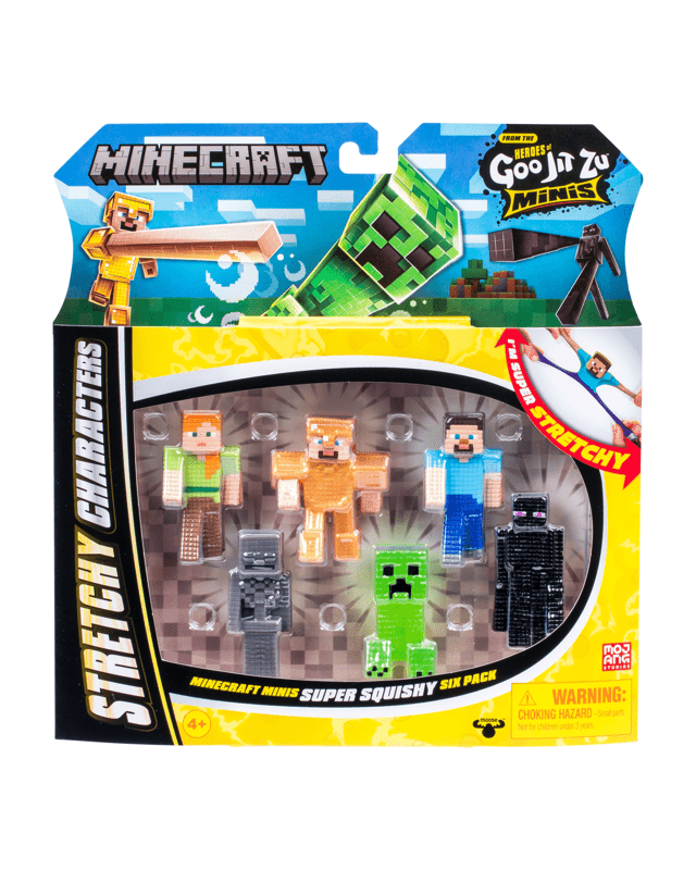 6 Pack Heroes of Goo Jit Zu Minecraft Minis Exclu