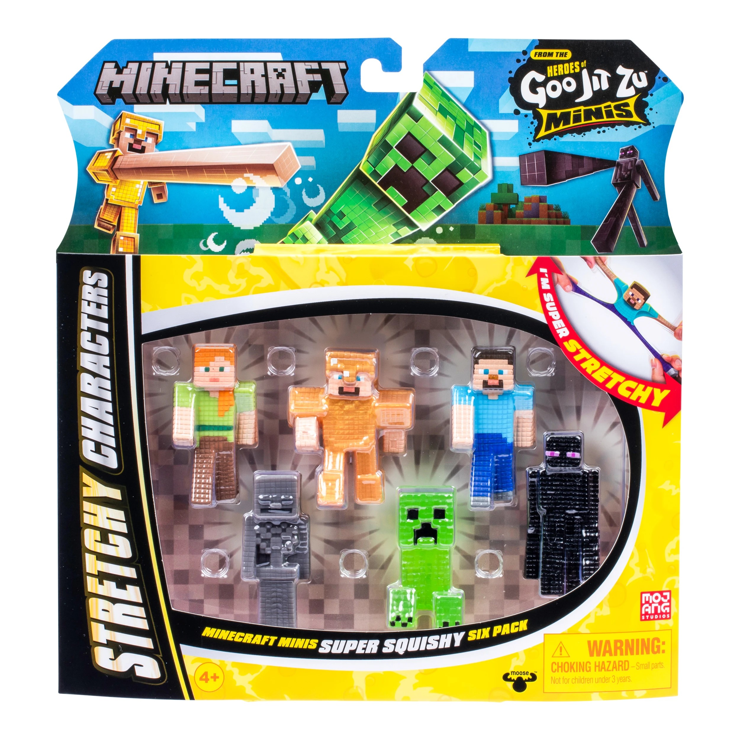 1 6 Pack Heroes of Goo Jit Zu Minecraft Minis Exclusive, 1 of 5