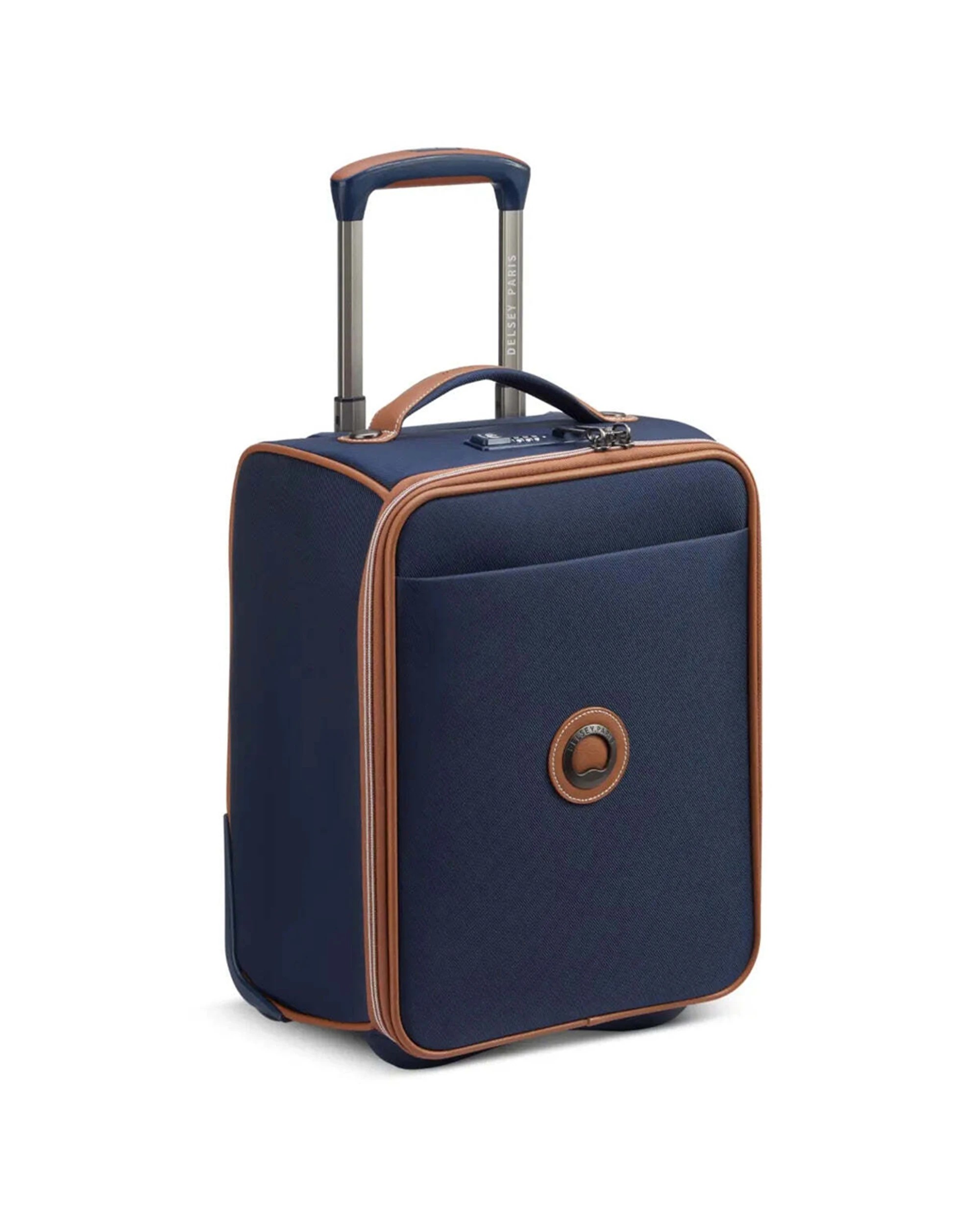 2 Delsey Chatelet Air 2.0 40 cm Underseater Case Laptop Pocket TSA Lock USB Port Navy - Blue, 2 of 8