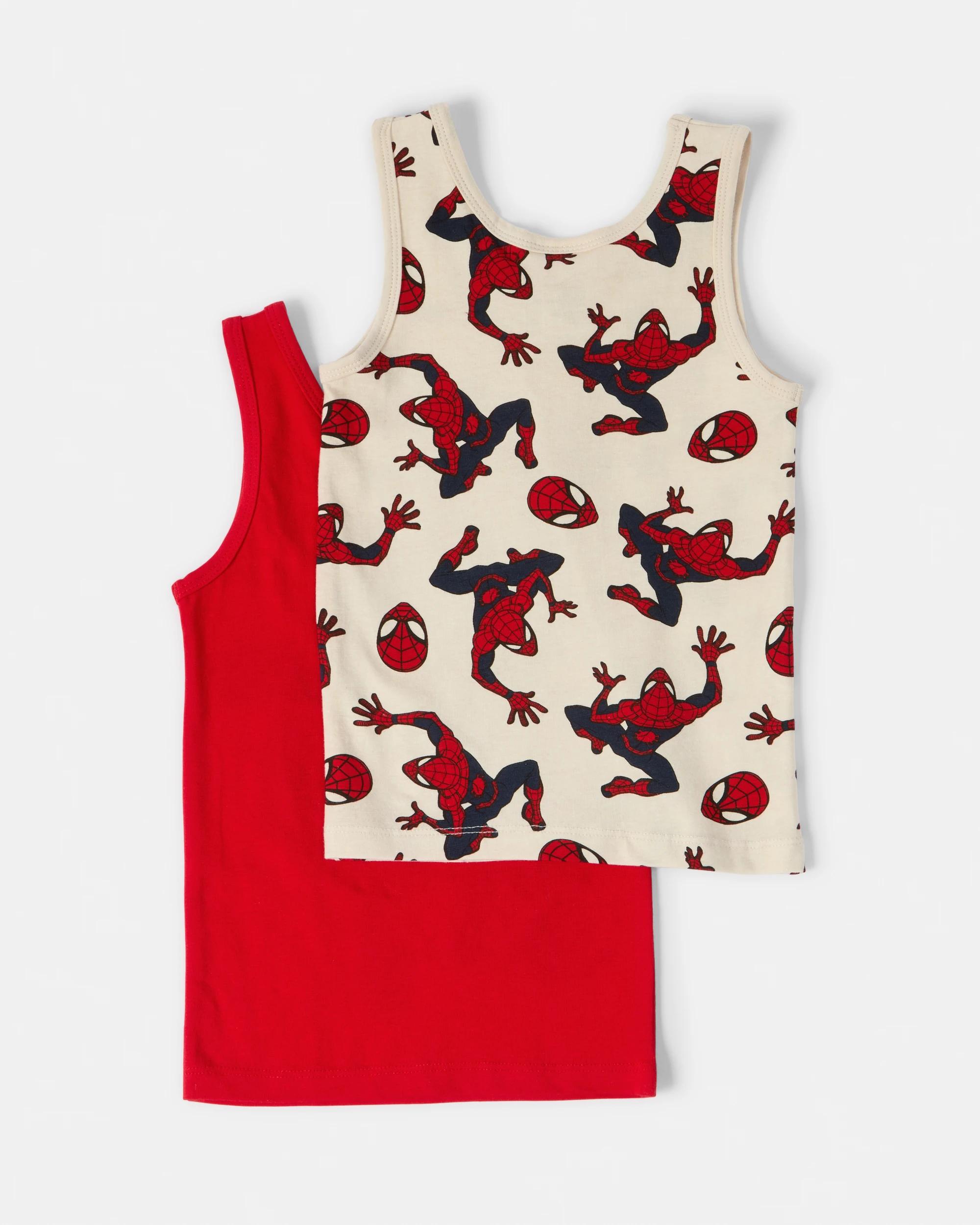 2 2 Pack Spider-Man License Singlets Spiderman, 2 of 6