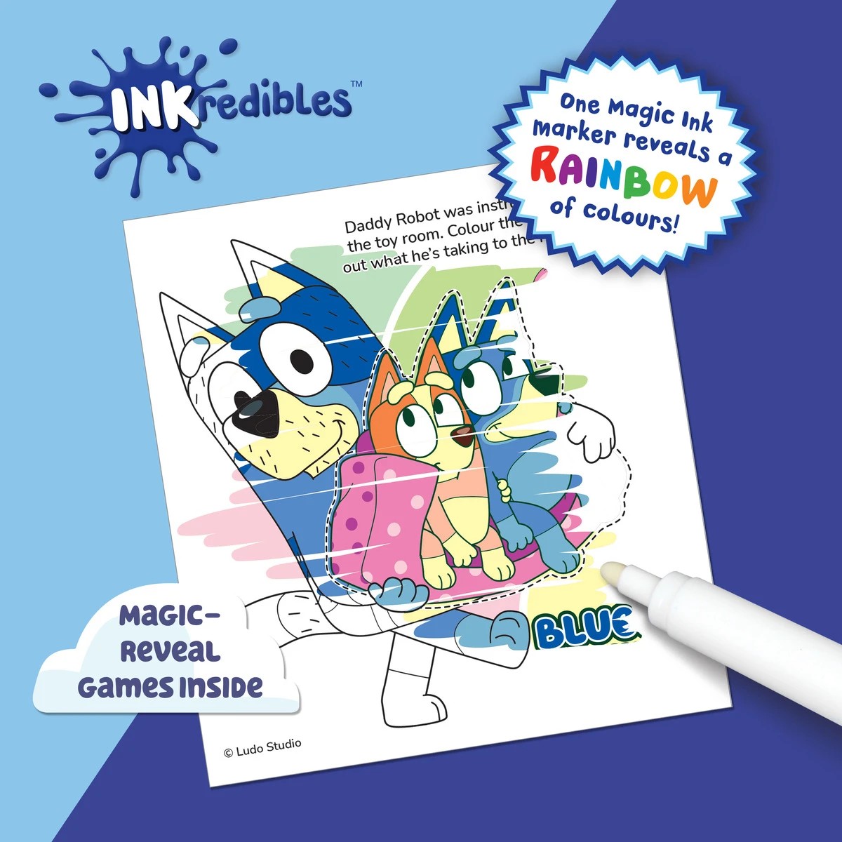 4 INKredibles Bluey Magic Ink Pictures! - Book, 4 of 10