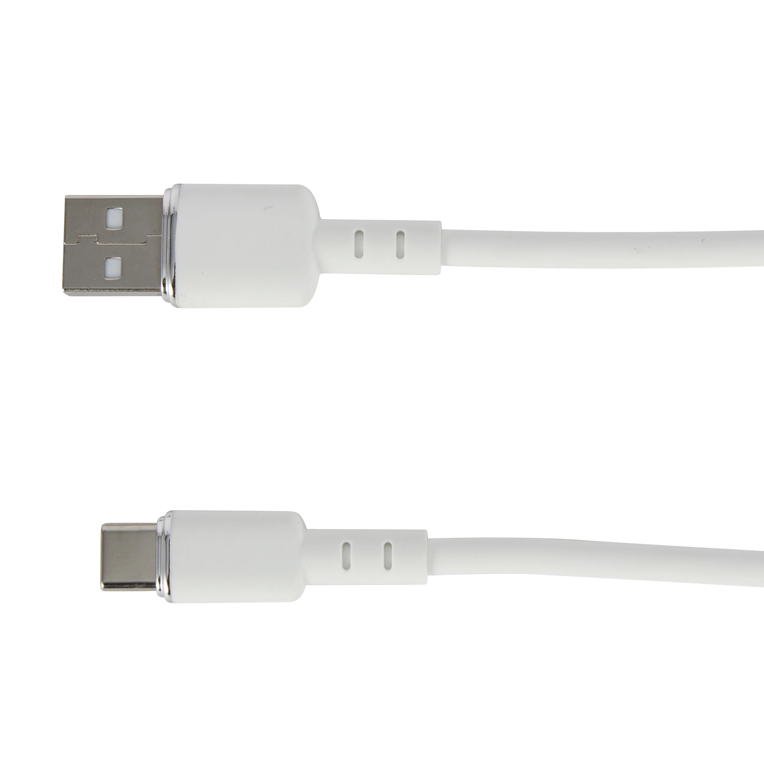 4 Wall USB Charger with USB-A to USB-C - White, 4 of 8