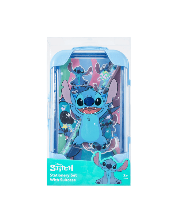 Disney Stitch Stationery Set with Suitcase