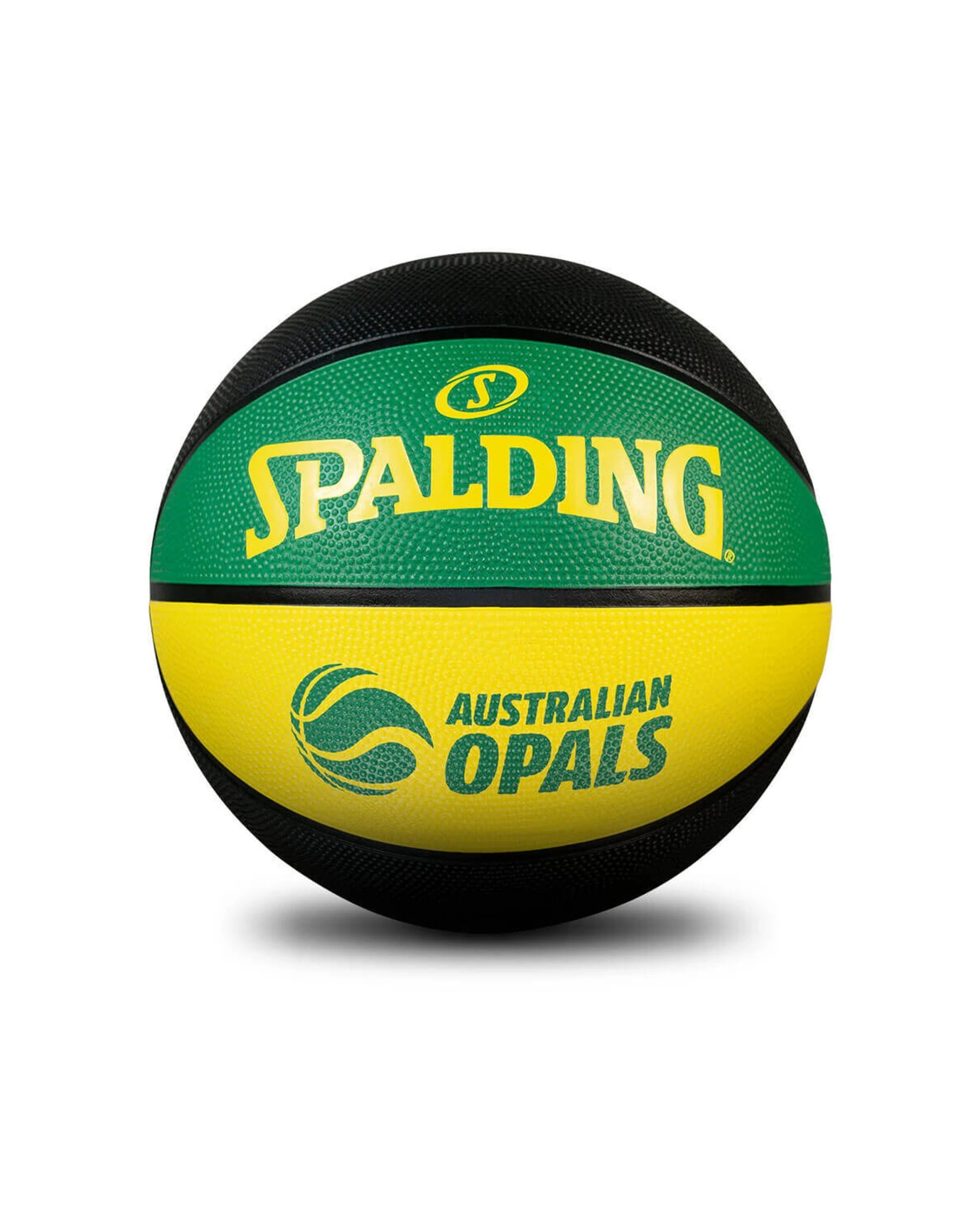 1 Spalding Australian Opals Outdoor Rubber Basketball Size 6 Pebbled Grip - Multi, 1 of 3