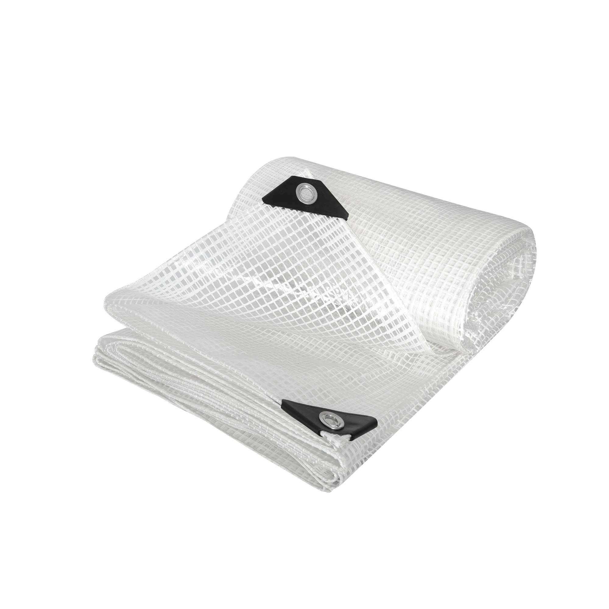 2 Mountview 2.1X6.1M Heavy Duty Waterproof Poly Tarpaulin Camping Cover Clear Grid, 2 of 8